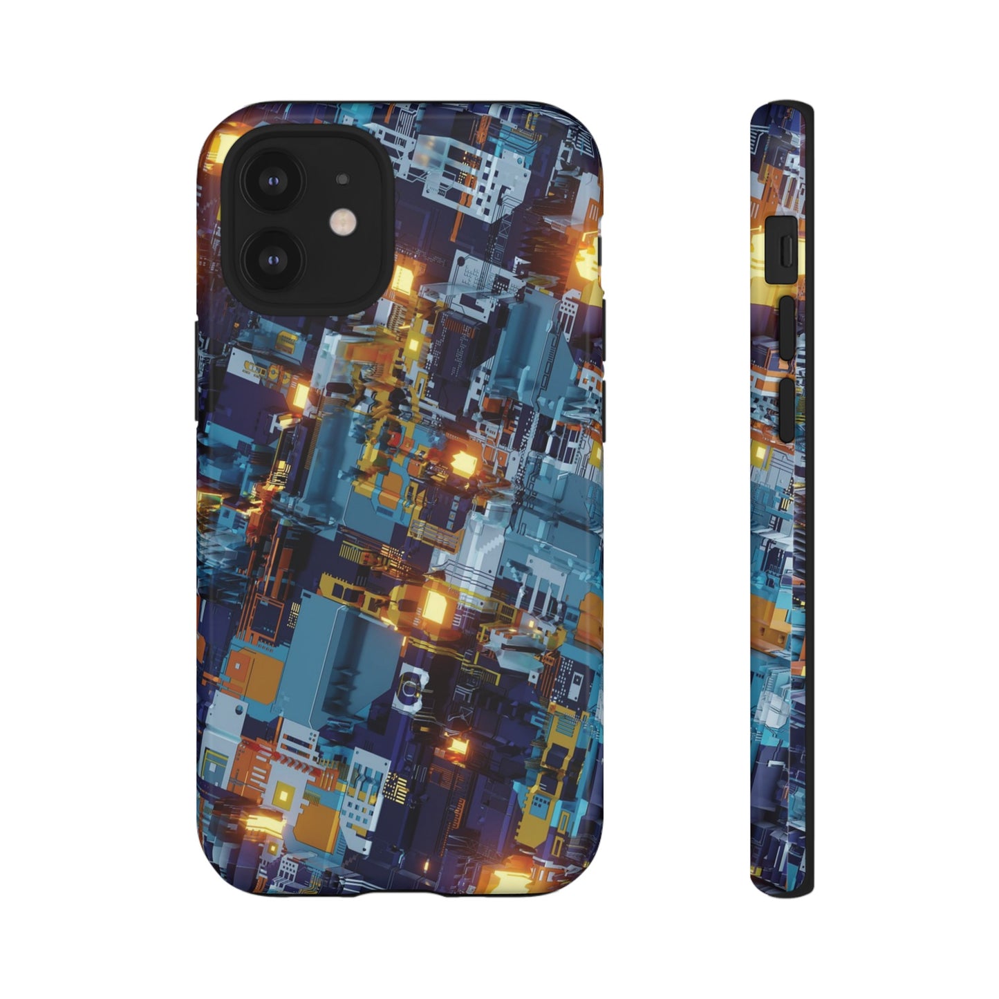 Computer Circuit Board Wallpaper Phone Case | iPhone 15 Plus/ Pro, 14, 13, 12| Google Pixel 7, Pro, 5| Samsung Galaxy S23 All Major Phone Models