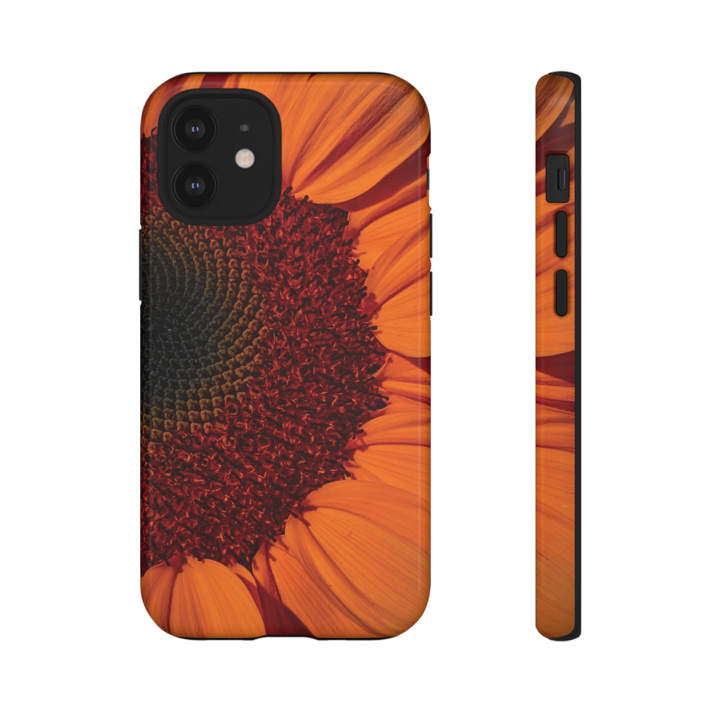 Orange Sunflower Wallpaper Phone Case | iPhone 15 Plus/ Pro, 14, 13, 12| Google Pixel 7, Pro, 5| Samsung Galaxy S23 All Major Phone Models