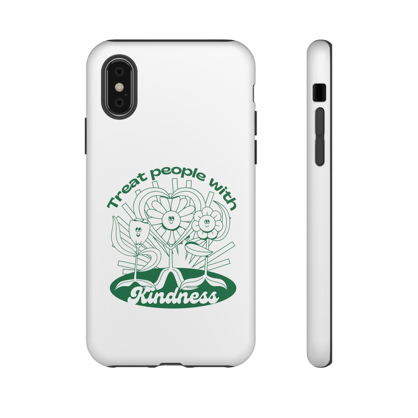 Treat People With Kindness Phone Case | iPhone 15 Plus/ Pro, 14, 13, 12| Google Pixel 7, Pro, 5| Samsung Galaxy S23 All Major Phone Models