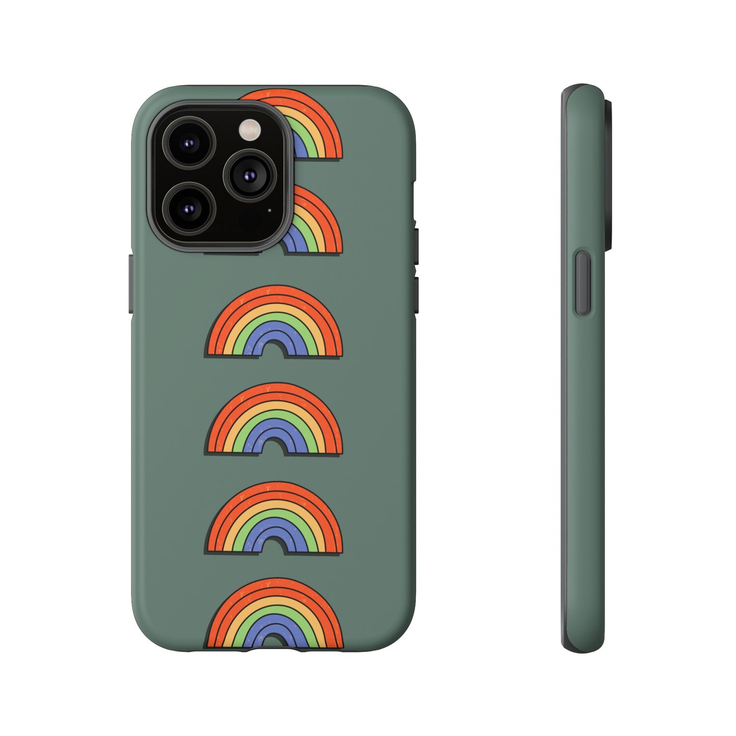 Rainbow Wallpaper Phone Case | iPhone 15 Plus/ Pro, 14, 13, 12| Google Pixel 7, Pro, 5| Samsung Galaxy S23 All Major Phone Models