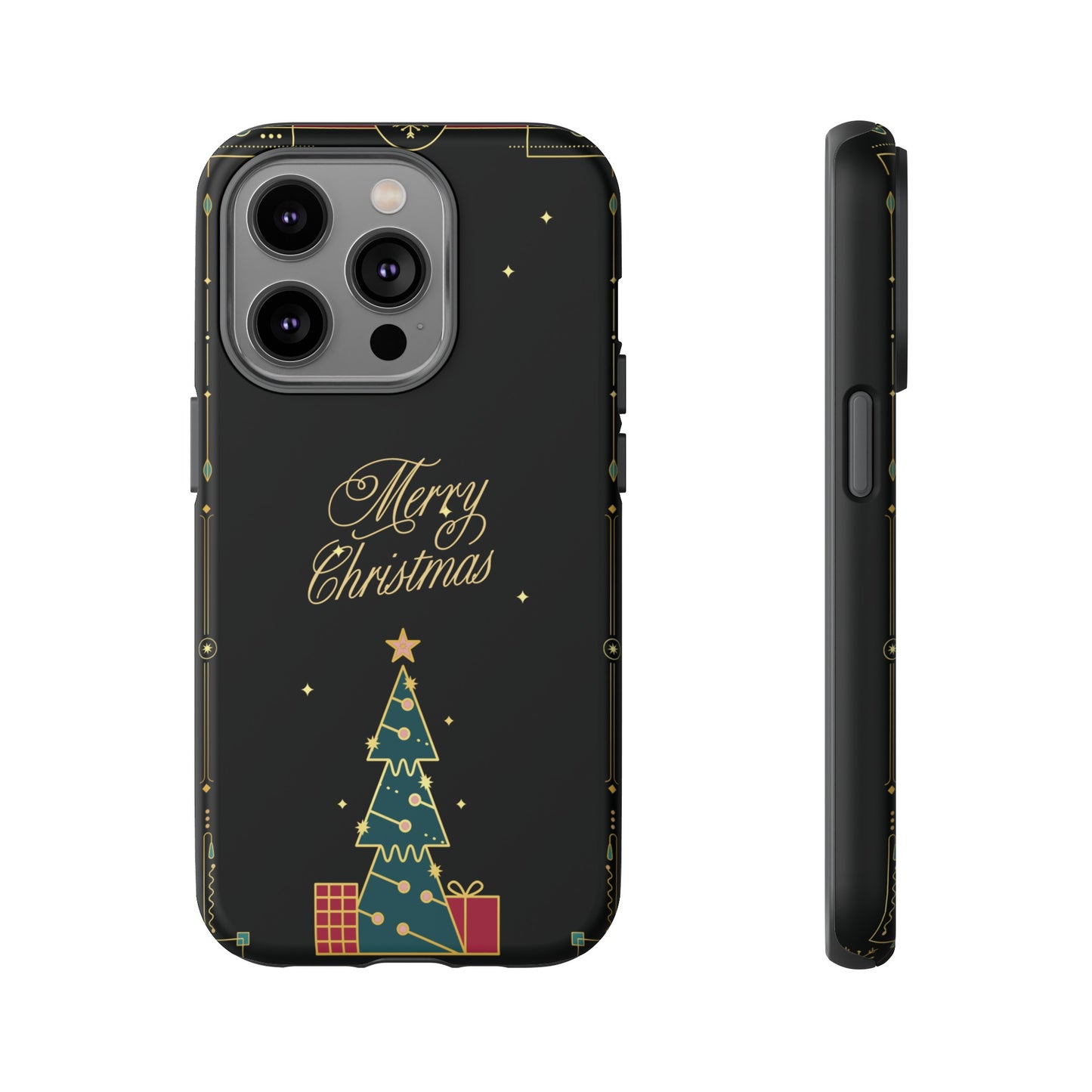 Christmas Tree Wallpaper Phone Case | iPhone 15 Plus/ Pro, 14, 13, 12| Google Pixel 7, Pro, 5| Samsung Galaxy S23 All Major Phone Models