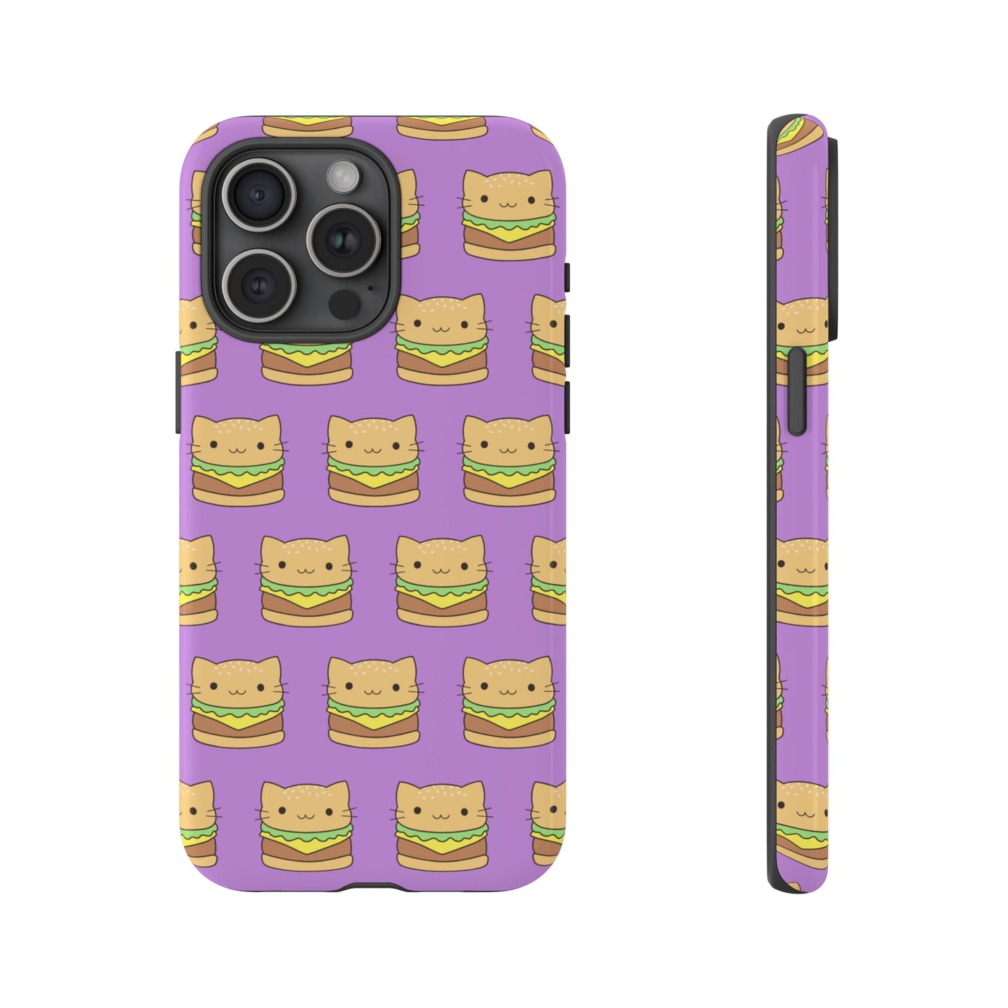 Cat Burger Phone Case | iPhone 15 Plus/ Pro, 14, 13, 12| Google Pixel 7, Pro, 5| Samsung Galaxy S23 All Major Phone Models