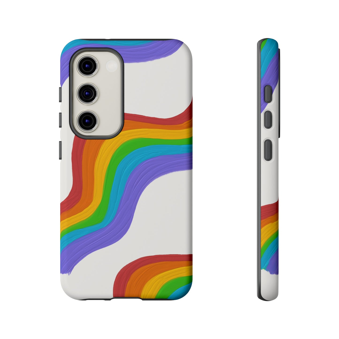 Rainbow Wallpaper Phone Case | iPhone 15 Plus/ Pro, 14, 13, 12| Google Pixel 7, Pro, 5| Samsung Galaxy S23 All Major Phone Models