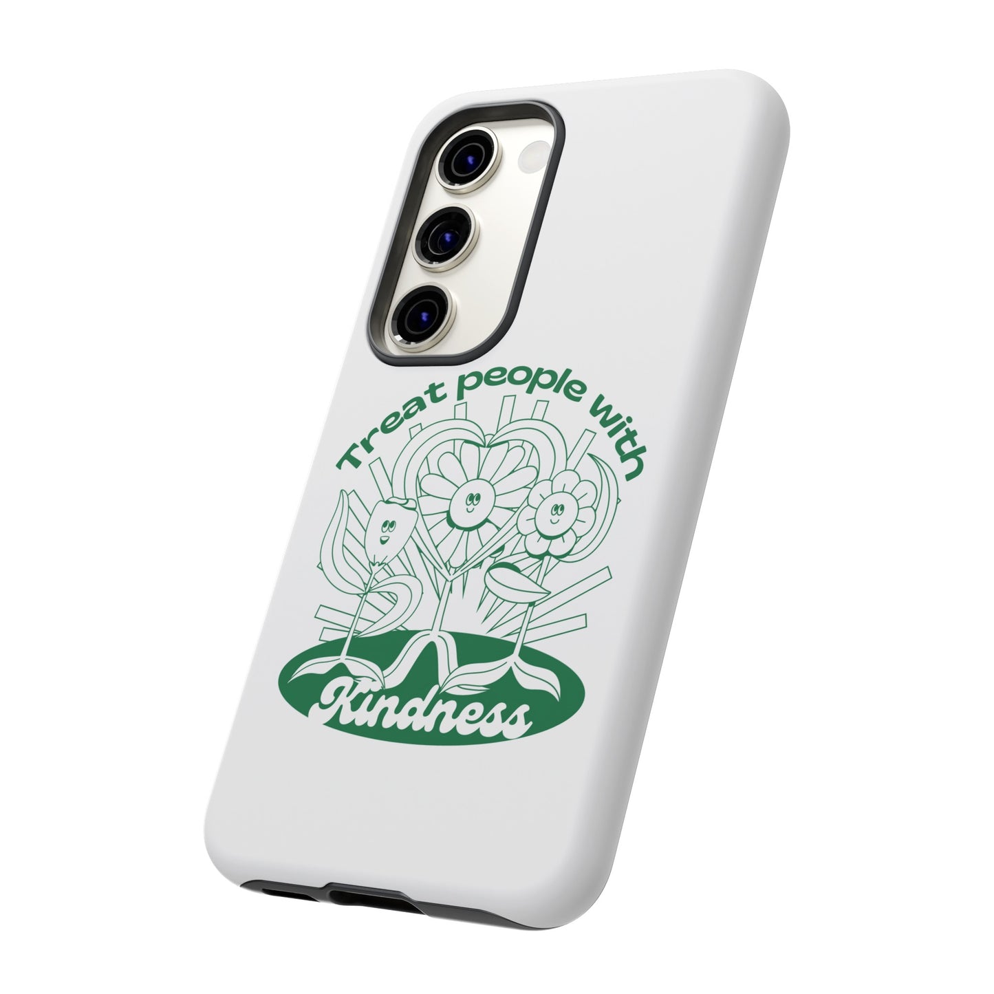 Treat People With Kindness Phone Case | iPhone 15 Plus/ Pro, 14, 13, 12| Google Pixel 7, Pro, 5| Samsung Galaxy S23 All Major Phone Models