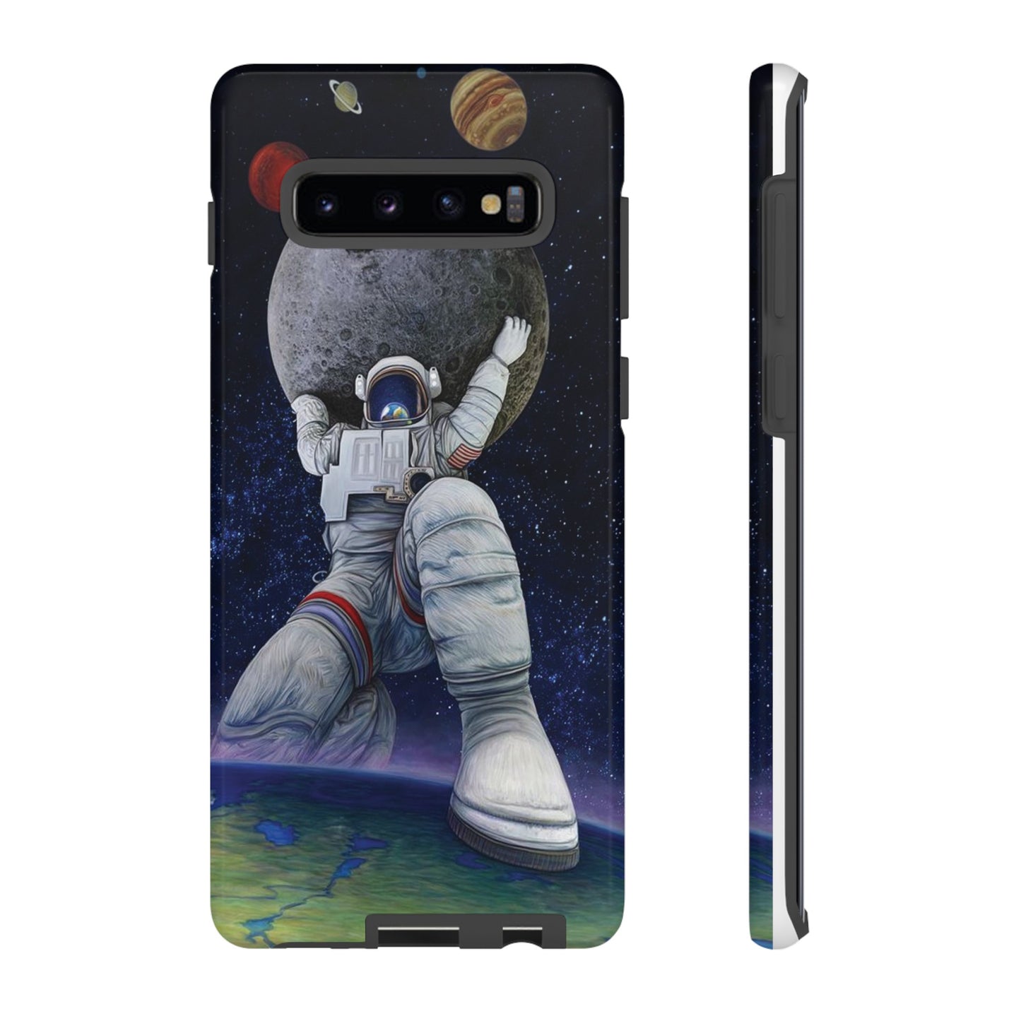 Astronaut Holding The Moon Phone Case | iPhone 15 Plus/ Pro, 14, 13, 12| Google Pixel 7, Pro, 5| Samsung Galaxy S23 All Major Phone Models