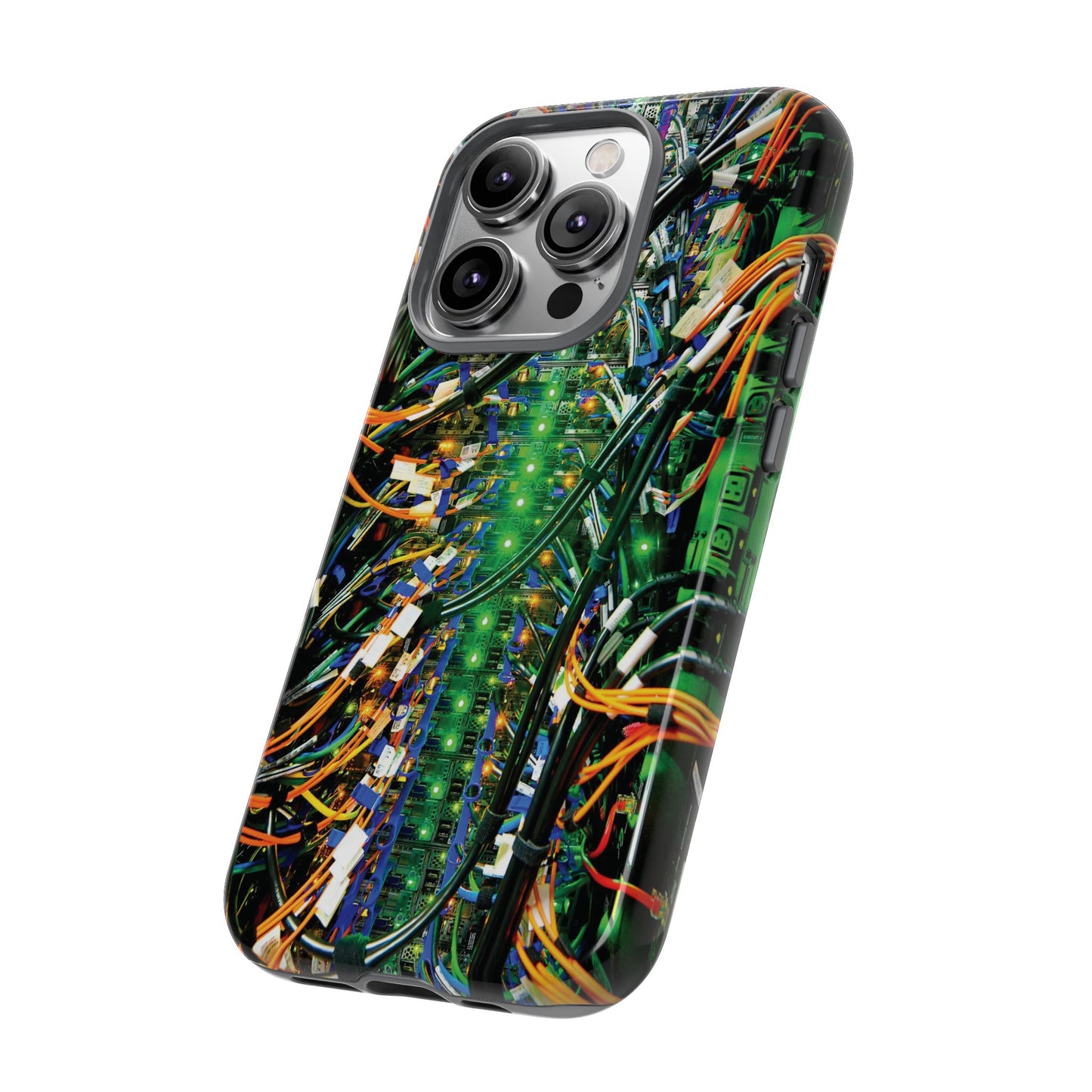 Green Computer Circuitboard Wallpaper Phone Case | iPhone 15 Plus/ Pro, 14, 13, 12| Google Pixel 7, Pro, 5| Samsung Galaxy S23 All Major Phone Models