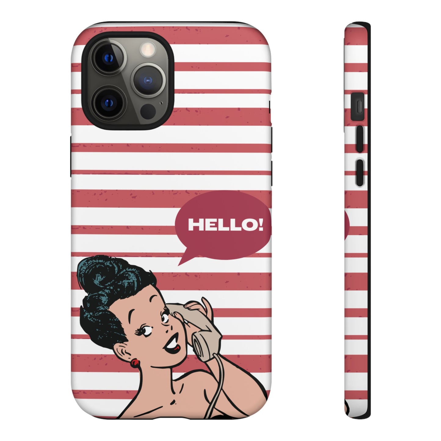 Hello! Wallpaper Phone Case | iPhone 15 Plus/ Pro, 14, 13, 12| Google Pixel 7, Pro, 5| Samsung Galaxy S23 All Major Phone Models