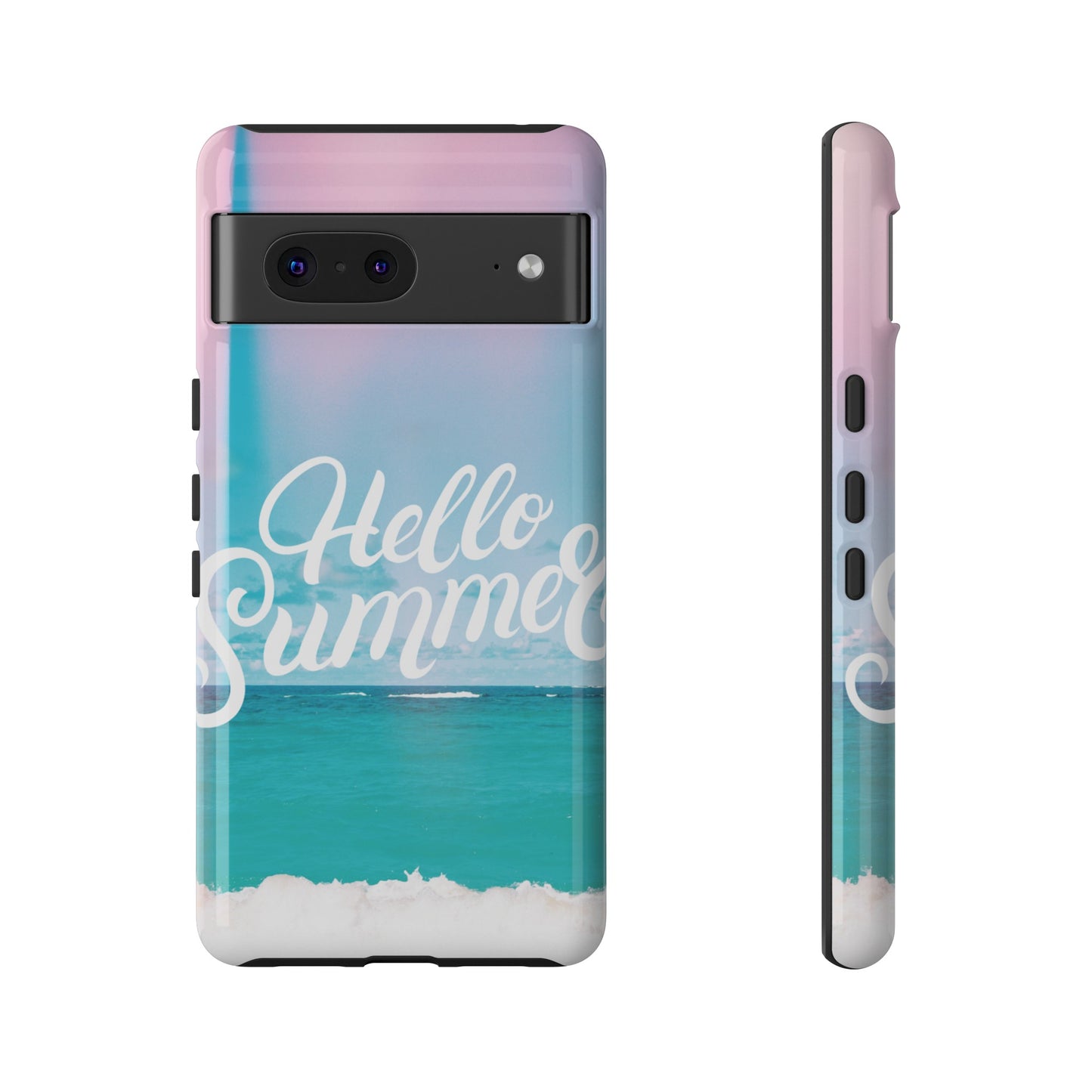 Hello Summer Wallpaper Phone Case | iPhone 15 Plus/ Pro, 14, 13, 12| Google Pixel 7, Pro, 5| Samsung Galaxy S23 All Major Phone Models