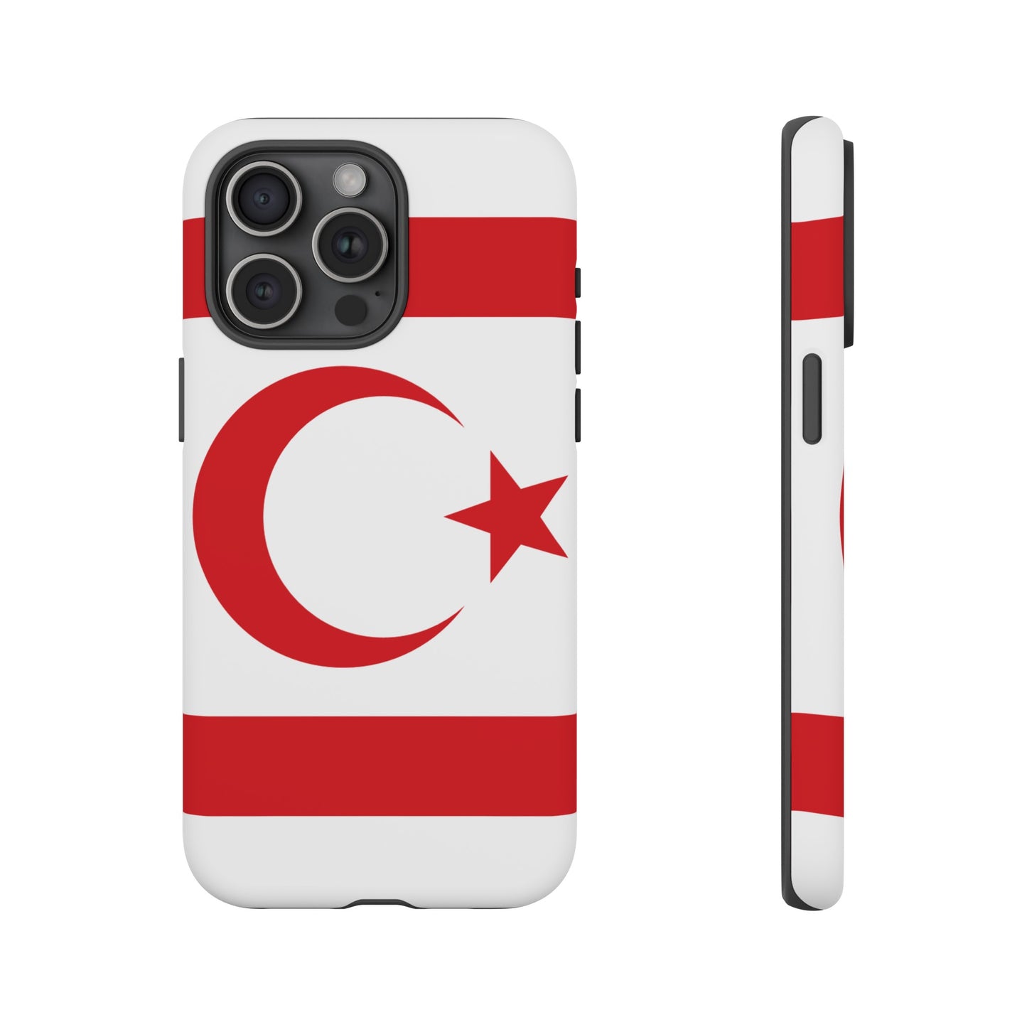 Northern Cyprus Flag Phone Case | iPhone 15 Plus/ Pro, 14, 13, 12| Google Pixel 7, Pro, 5| Samsung Galaxy S23 All Major Phone Models