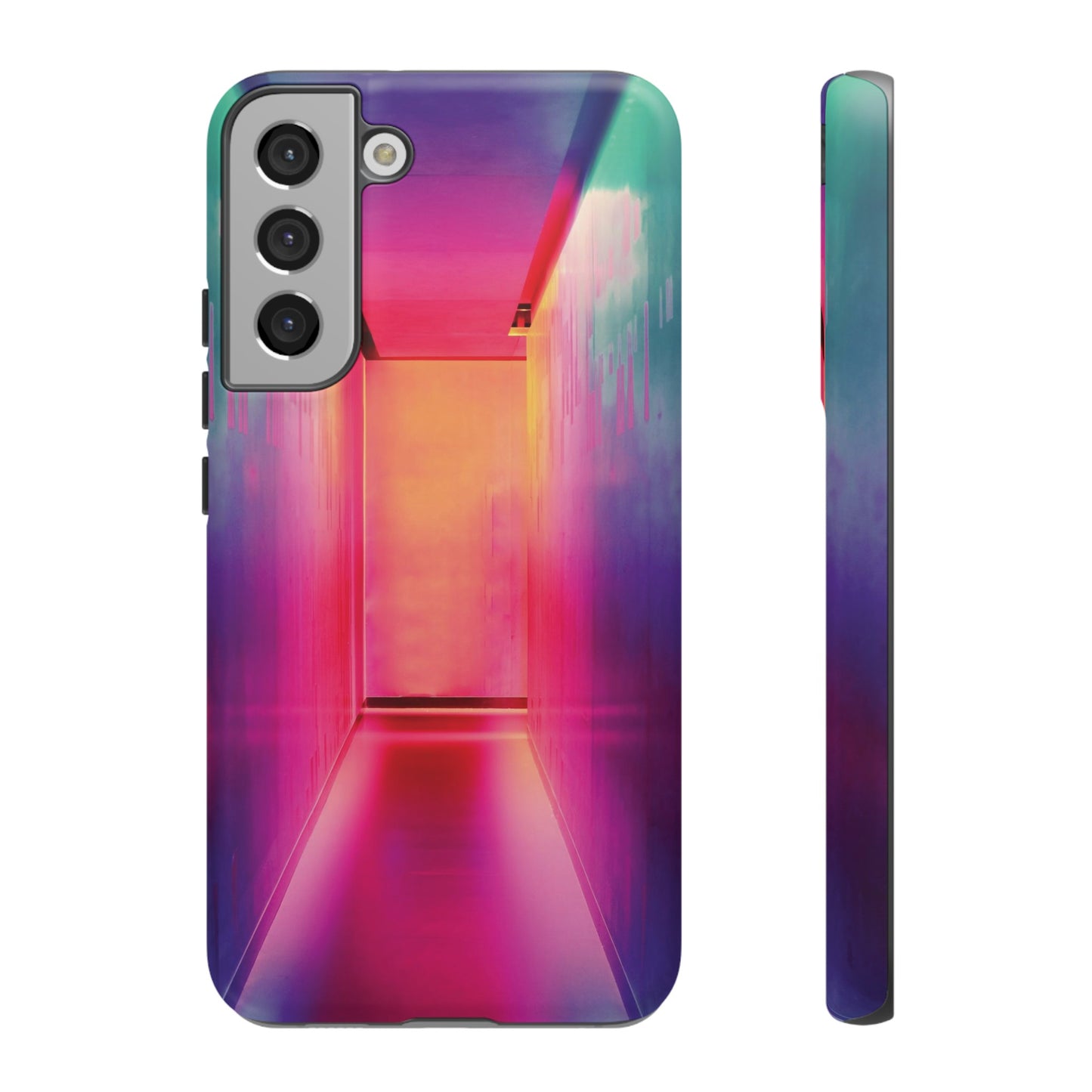 Rainbow Hallway Wallpaper Phone Case | iPhone 15 Plus/ Pro, 14, 13, 12| Google Pixel 7, Pro, 5| Samsung Galaxy S23 All Major Phone Models