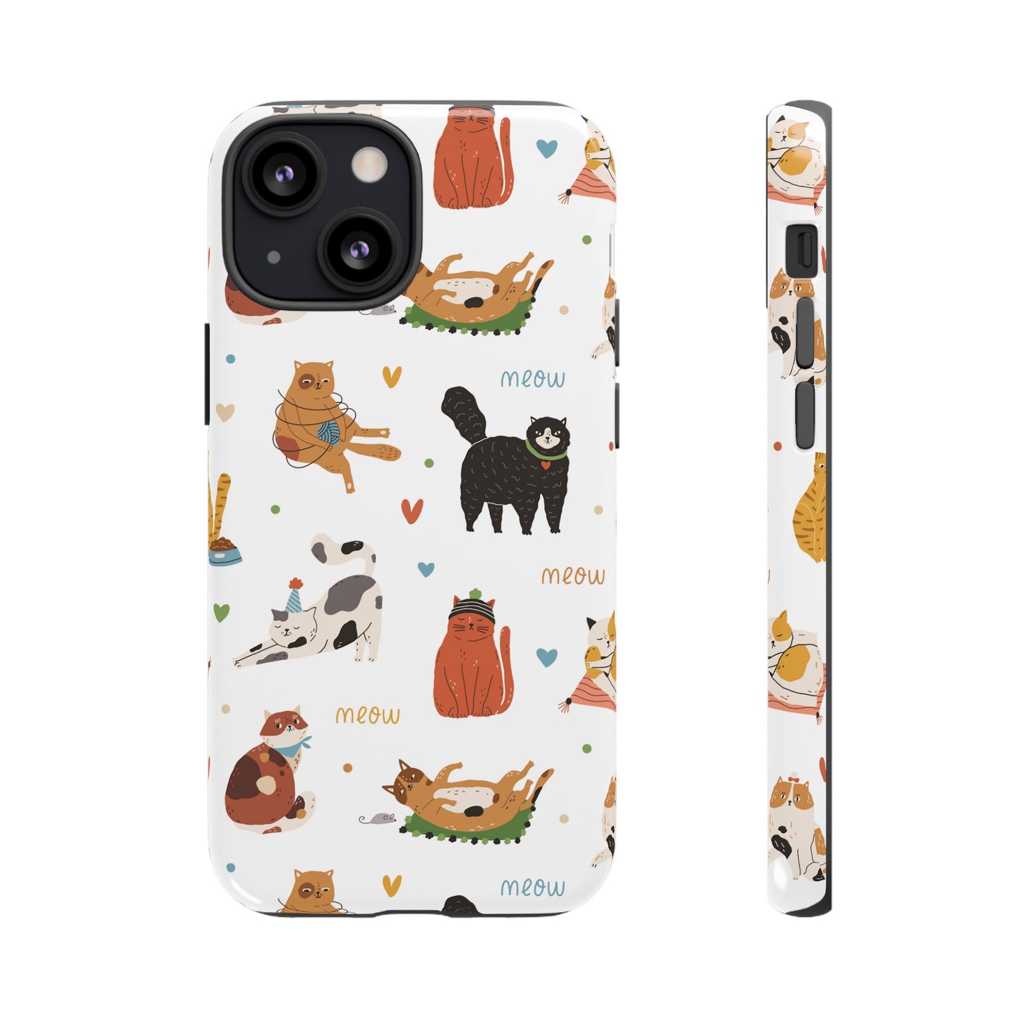 Collage of Cats Wallpaper Phone Case | iPhone 15 Plus/ Pro, 14, 13, 12| Google Pixel 7, Pro, 5| Samsung Galaxy S23 All Major Phone Models