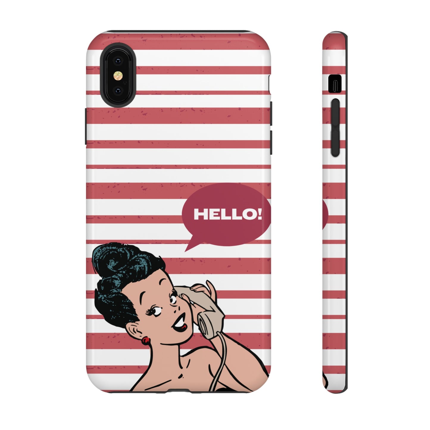 Hello! Wallpaper Phone Case | iPhone 15 Plus/ Pro, 14, 13, 12| Google Pixel 7, Pro, 5| Samsung Galaxy S23 All Major Phone Models