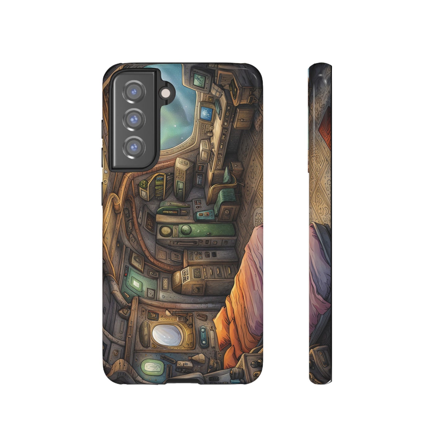 Cosy Spaceship Wallpaper Phone Case | iPhone 15 Plus/ Pro, 14, 13, 12| Google Pixel 7, Pro, 5| Samsung Galaxy S23 All Major Phone Models