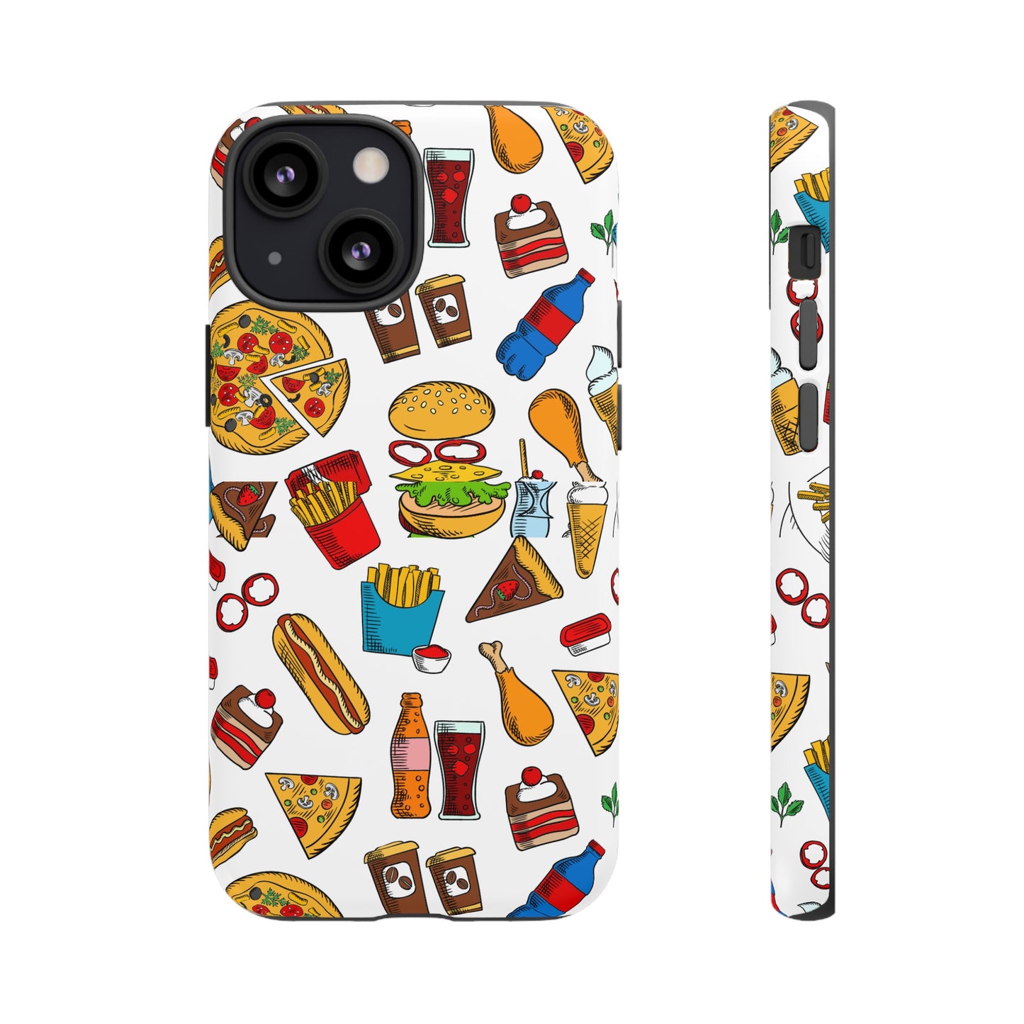 Fast Food Wallpaper Phone Case | iPhone 15 Plus/ Pro, 14, 13, 12| Google Pixel 7, Pro, 5| Samsung Galaxy S23 All Major Phone Models