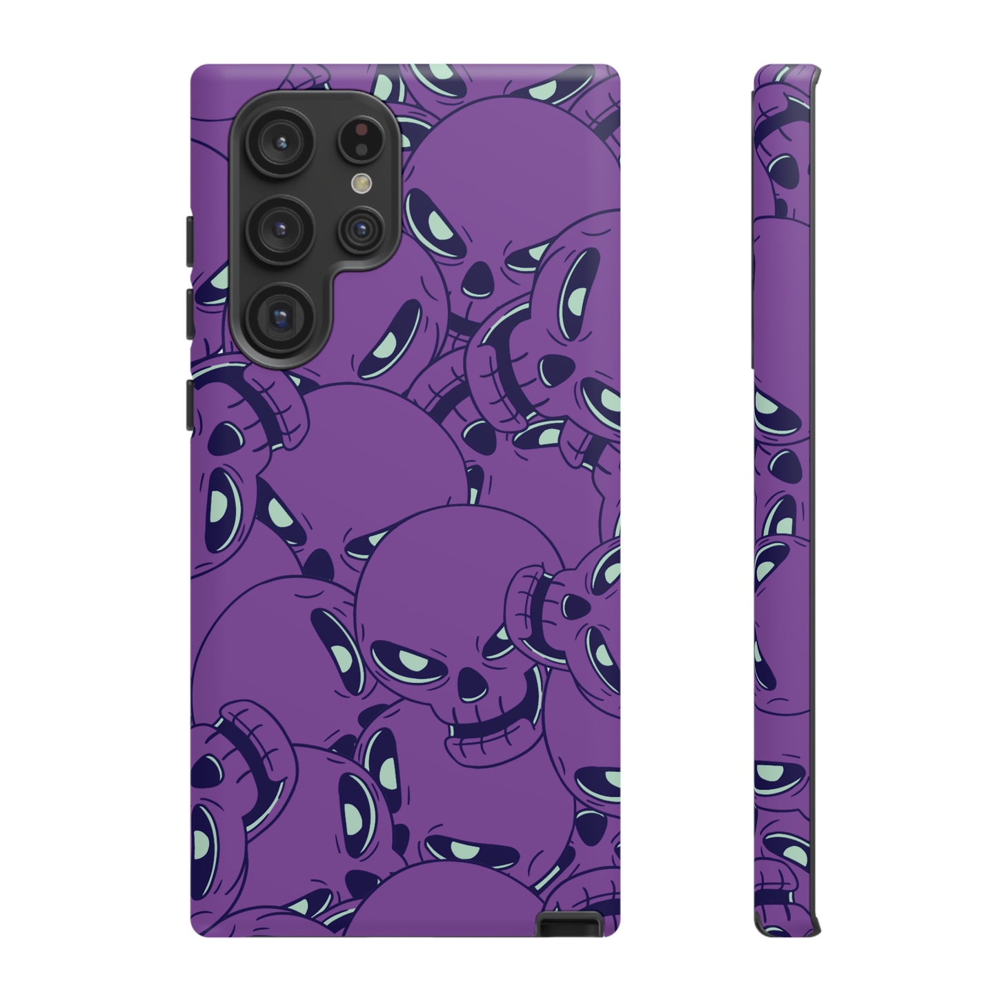 Glowing Skulls Wallpaper Phone Case | iPhone 15 Plus/ Pro, 14, 13, 12| Google Pixel 7, Pro, 5| Samsung Galaxy S23 All Major Phone Models