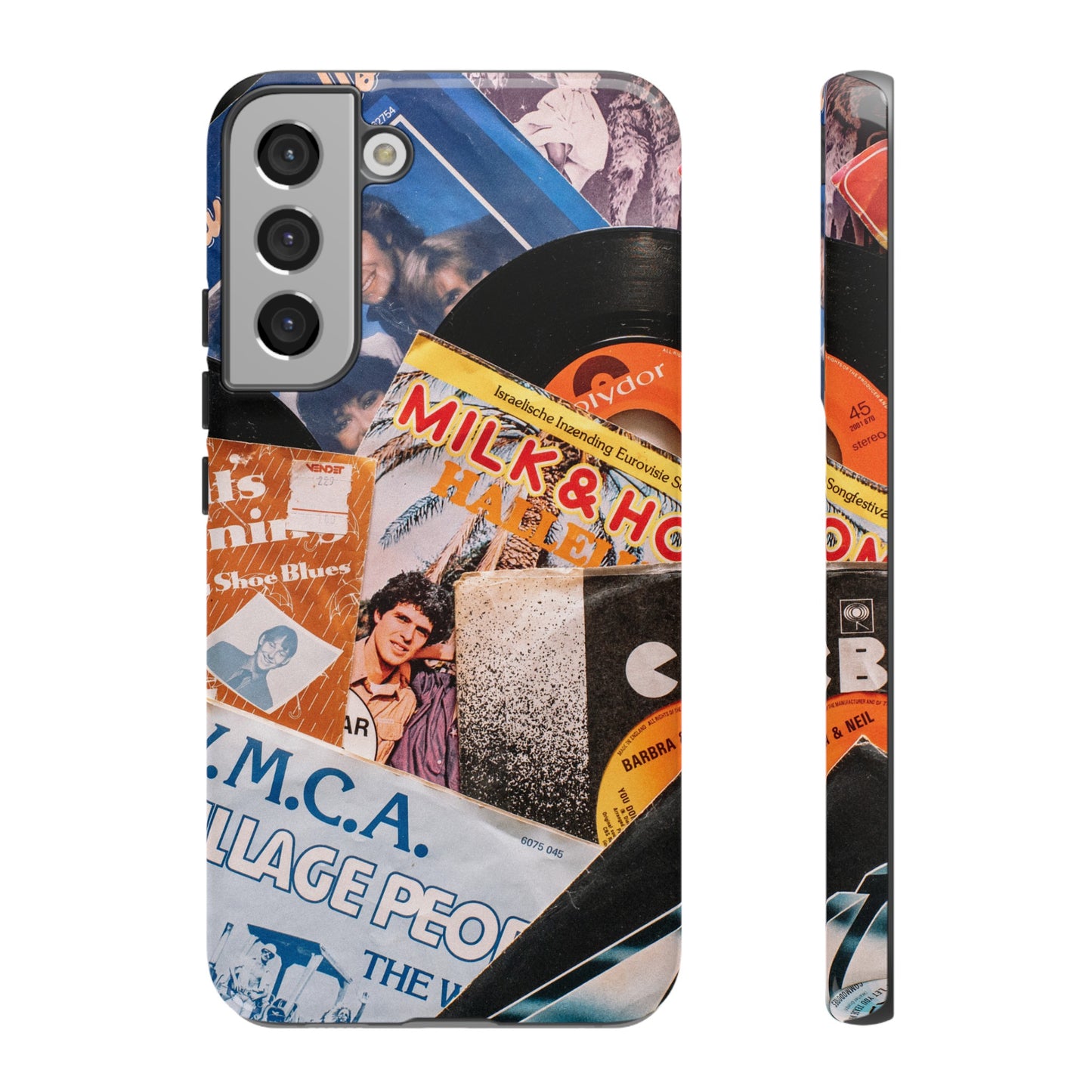 Retro Vinyl Wallpaper Phone Case | iPhone 15 Plus/ Pro, 14, 13, 12| Google Pixel 7, Pro, 5| Samsung Galaxy S23 All Major Phone Models