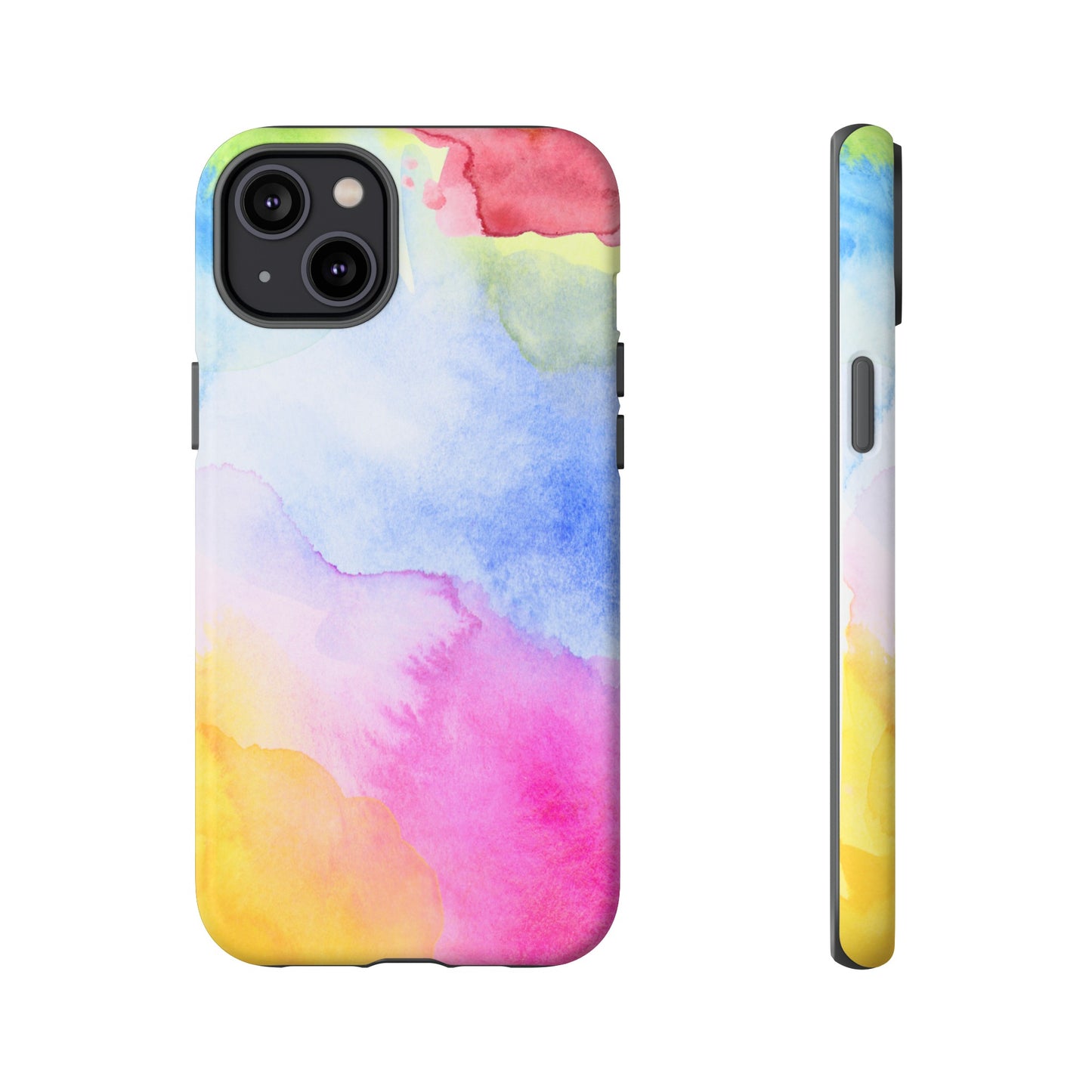 Watercolour Rainbow Phone Case | iPhone 15 Plus/ Pro, 14, 13, 12| Google Pixel 7, Pro, 5| Samsung Galaxy S23 All Major Phone Models