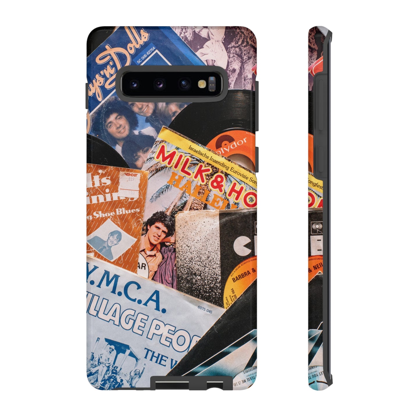 Retro Vinyl Wallpaper Phone Case | iPhone 15 Plus/ Pro, 14, 13, 12| Google Pixel 7, Pro, 5| Samsung Galaxy S23 All Major Phone Models