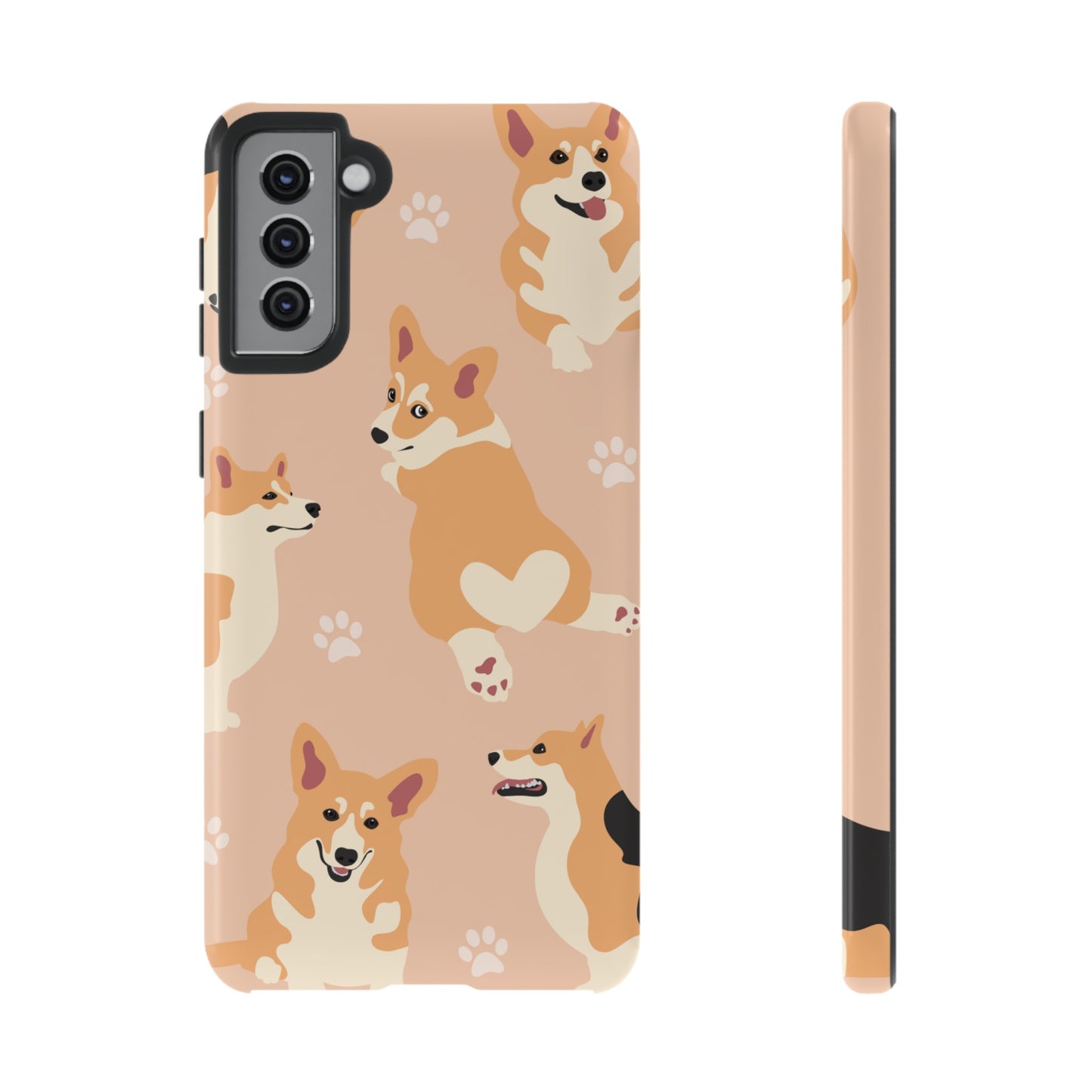 Corgi Wallpaper Phone Case | iPhone 15 Plus/ Pro, 14, 13, 12| Google Pixel 7, Pro, 5| Samsung Galaxy S23 All Major Phone Models