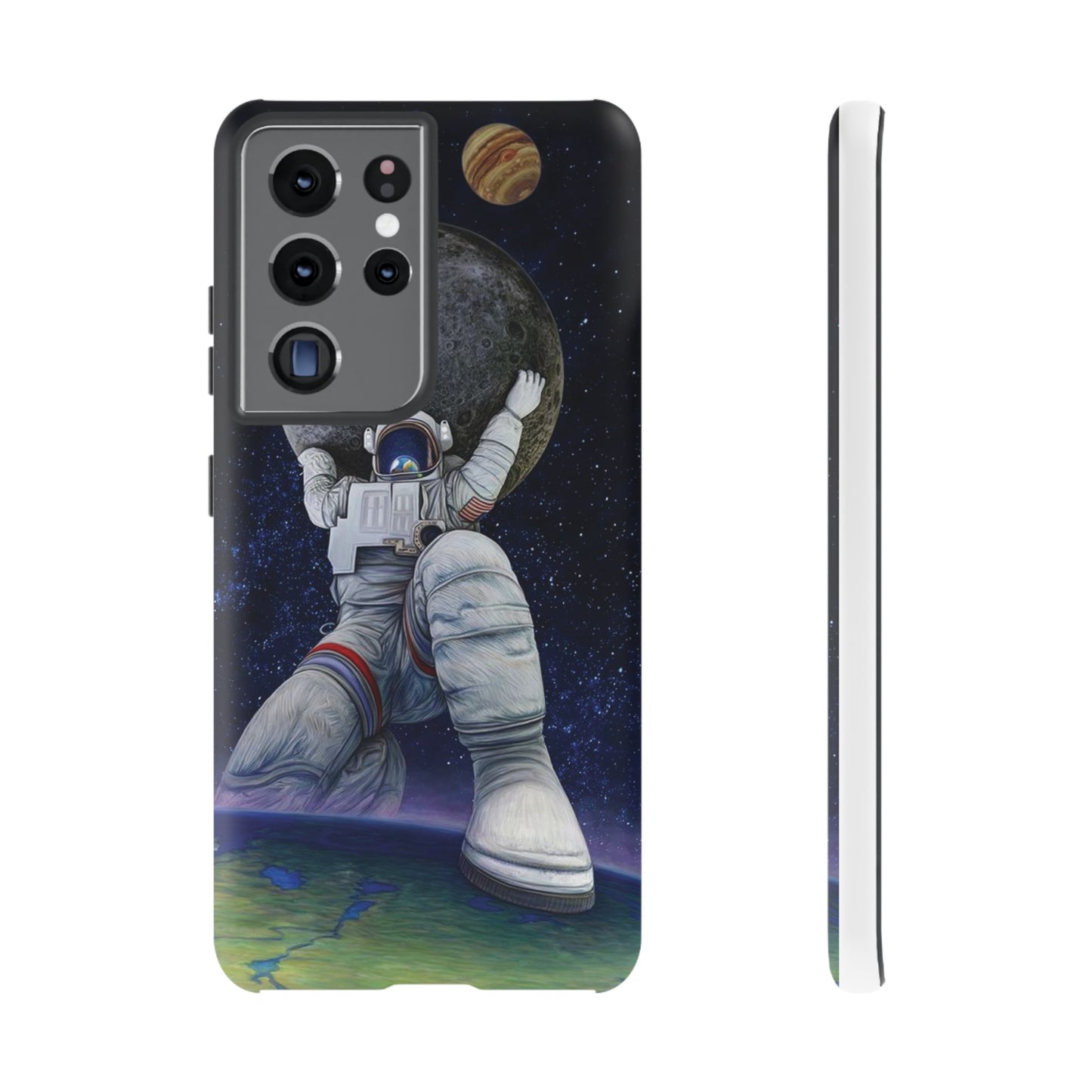 Astronaut Holding The Moon Phone Case | iPhone 15 Plus/ Pro, 14, 13, 12| Google Pixel 7, Pro, 5| Samsung Galaxy S23 All Major Phone Models