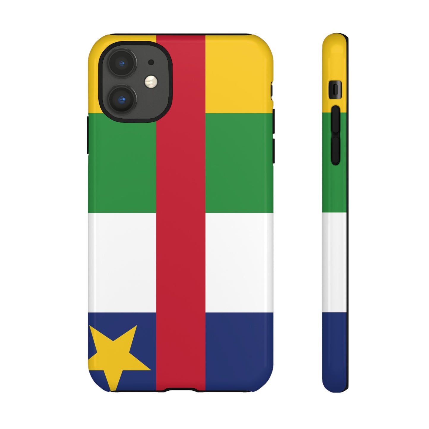 Central African Republic Flag Phone Case | iPhone 15 Plus/ Pro, 14, 13, 12| Google Pixel 7, Pro, 5| Samsung Galaxy S23 All Major Phone Models