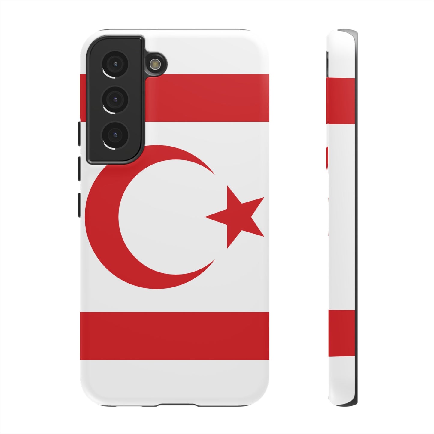 Northern Cyprus Flag Phone Case | iPhone 15 Plus/ Pro, 14, 13, 12| Google Pixel 7, Pro, 5| Samsung Galaxy S23 All Major Phone Models