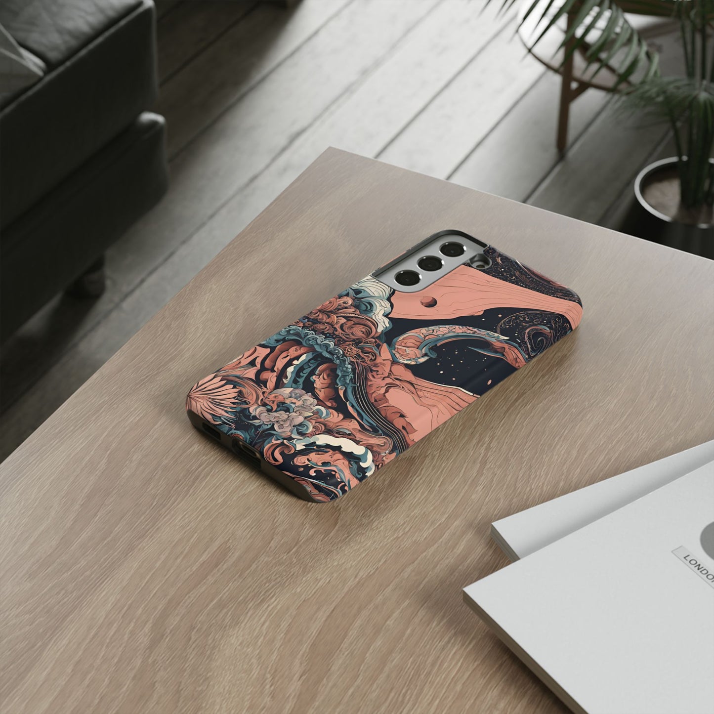 Abstract Landscape Phone Case| iPhone 15 Plus/ Pro, 14, 13, 12| Google Pixel 7, Pro, 5| Samsung Galaxy S23 All Major Phone Models