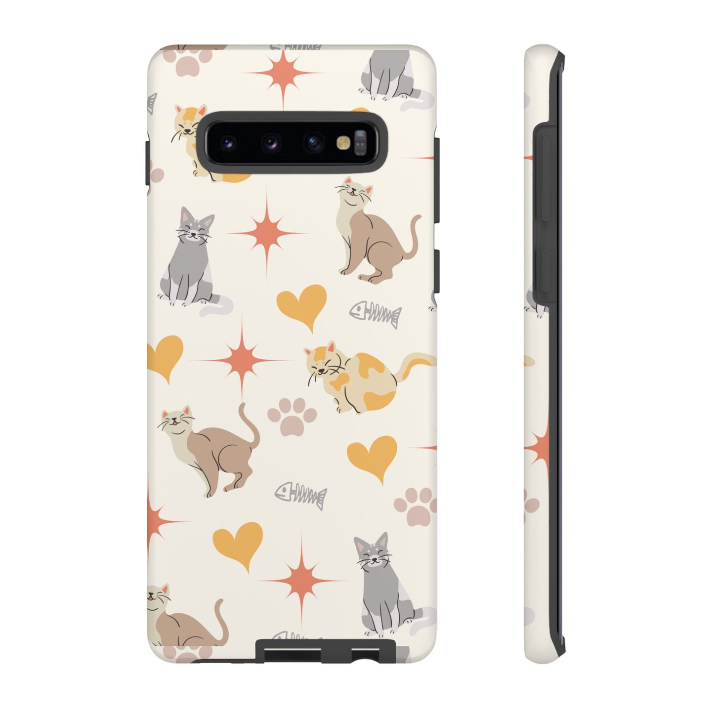 Cute Cat Wallpaper Phone Case | iPhone 15 Plus/ Pro, 14, 13, 12| Google Pixel 7, Pro, 5| Samsung Galaxy S23 All Major Phone Models