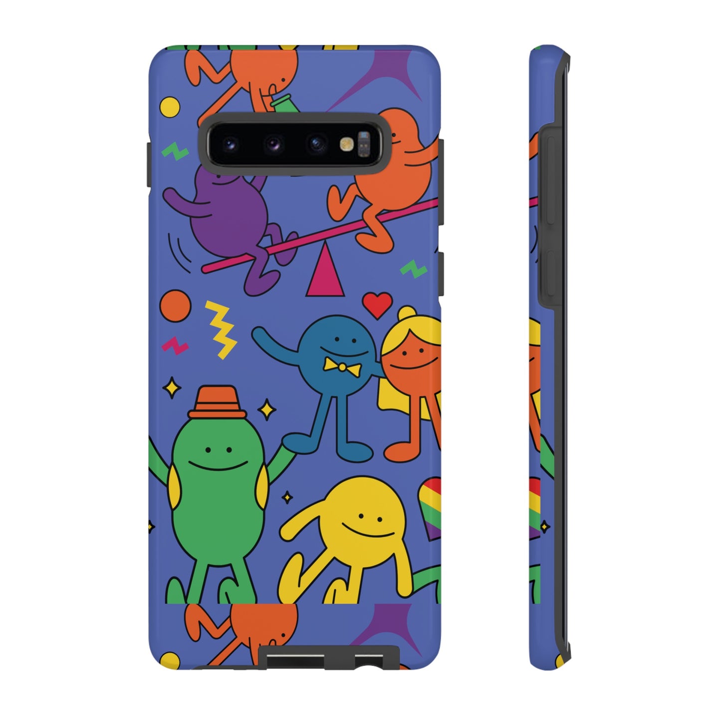 Colourful Cartoon Wallpaper Phone Case | iPhone 15 Plus/ Pro, 14, 13, 12| Google Pixel 7, Pro, 5| Samsung Galaxy S23 All Major Phone Models