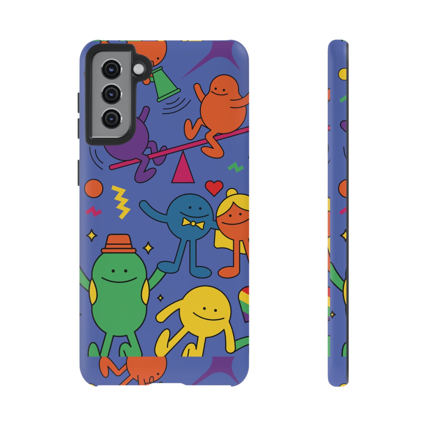 Colourful Cartoon Wallpaper Phone Case | iPhone 15 Plus/ Pro, 14, 13, 12| Google Pixel 7, Pro, 5| Samsung Galaxy S23 All Major Phone Models