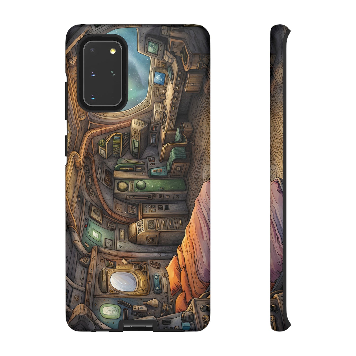 Cosy Spaceship Wallpaper Phone Case | iPhone 15 Plus/ Pro, 14, 13, 12| Google Pixel 7, Pro, 5| Samsung Galaxy S23 All Major Phone Models