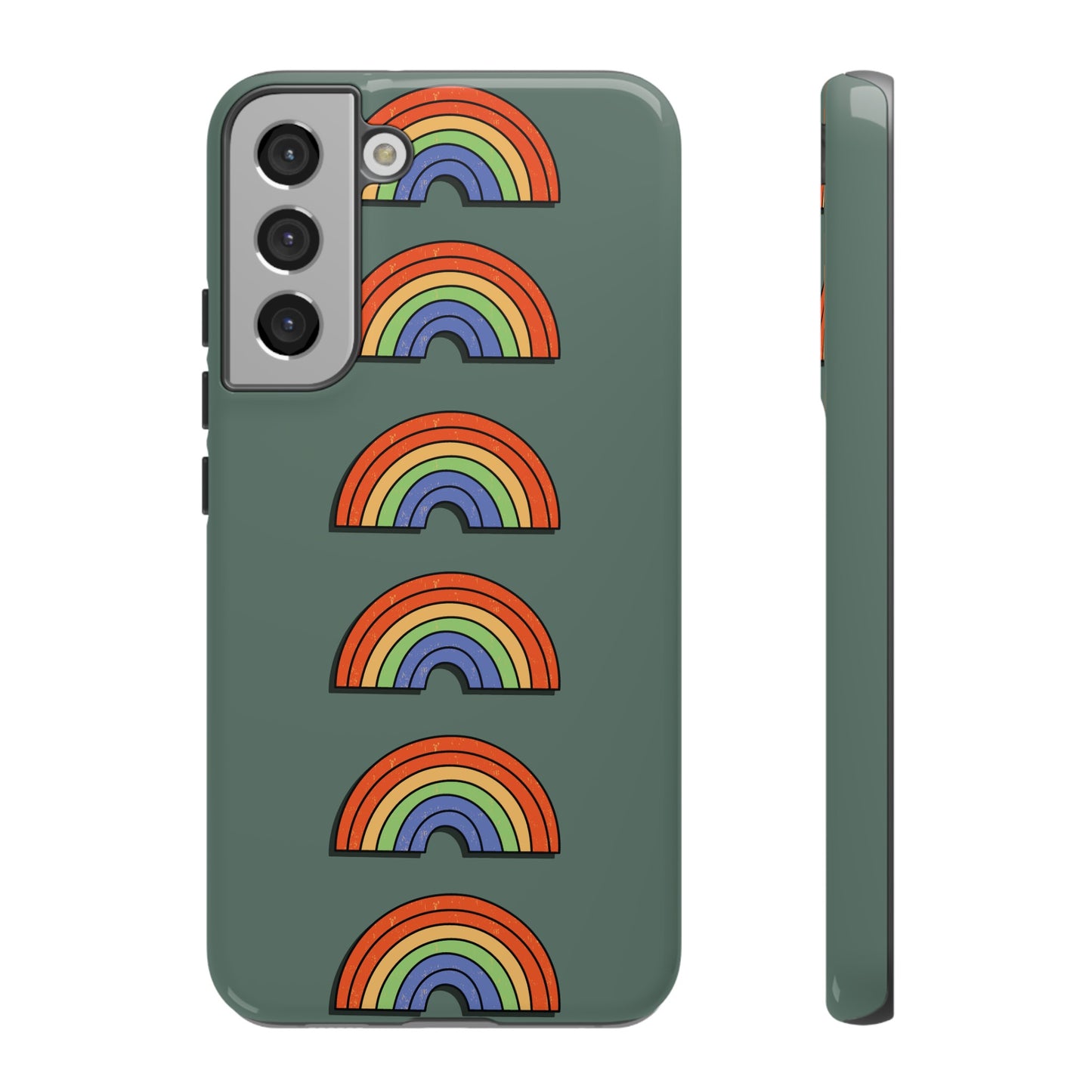 Rainbow Wallpaper Phone Case | iPhone 15 Plus/ Pro, 14, 13, 12| Google Pixel 7, Pro, 5| Samsung Galaxy S23 All Major Phone Models