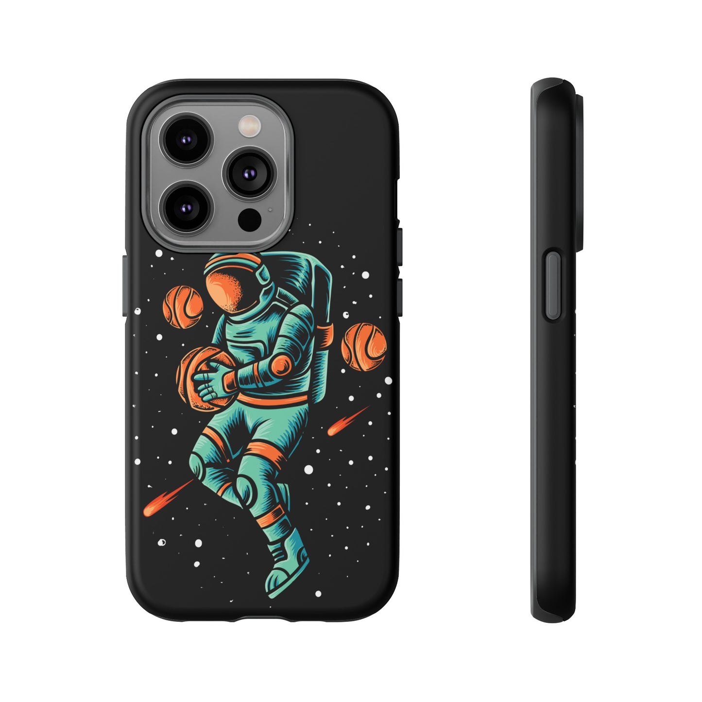 Space Basketball Phone Case | iPhone 15 Plus/ Pro, 14, 13, 12| Google Pixel 7, Pro, 5| Samsung Galaxy S23 All Major Phone Models