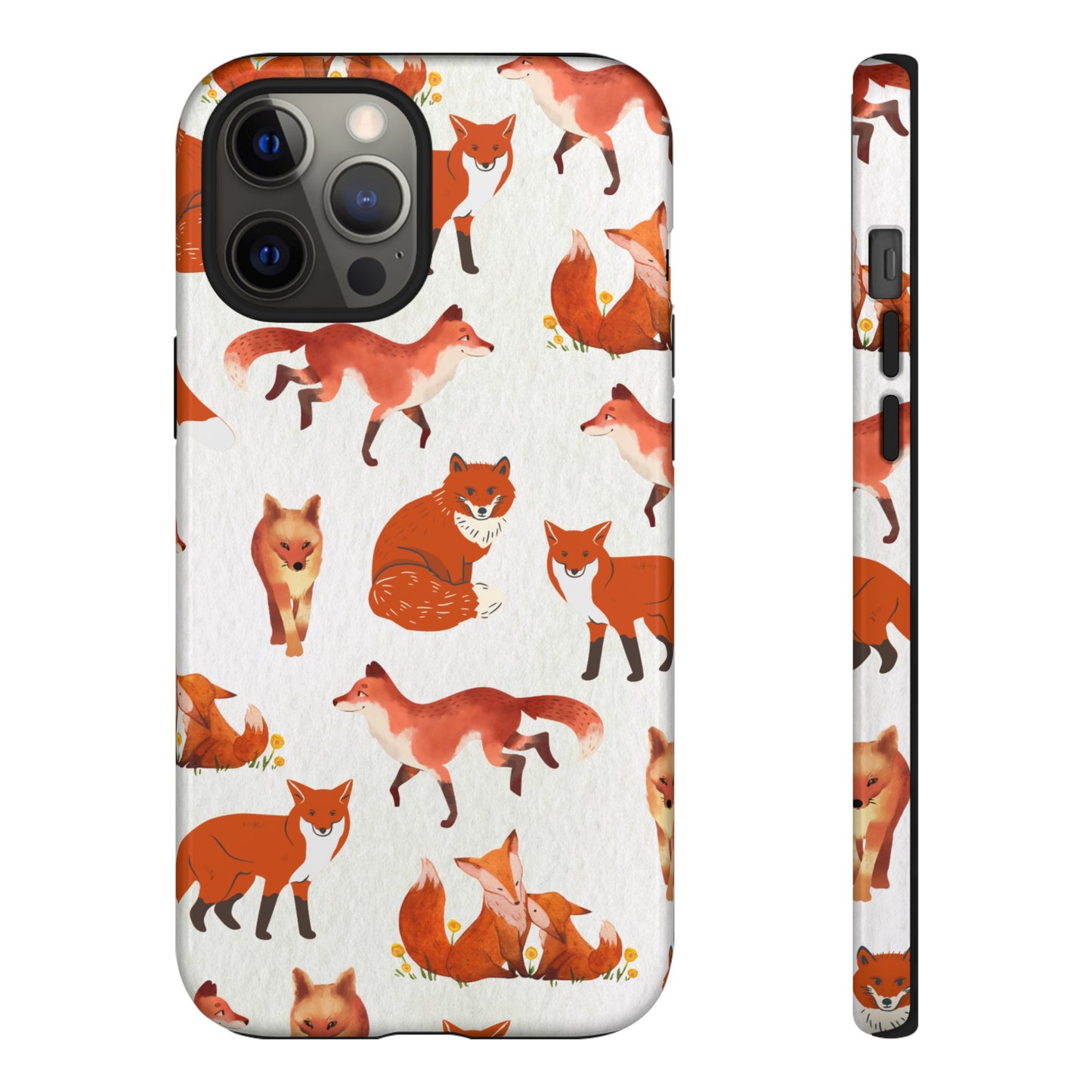 Foxes Wallpaper Phone Case | iPhone 15 Plus/ Pro, 14, 13, 12| Google Pixel 7, Pro, 5| Samsung Galaxy S23 All Major Phone Models