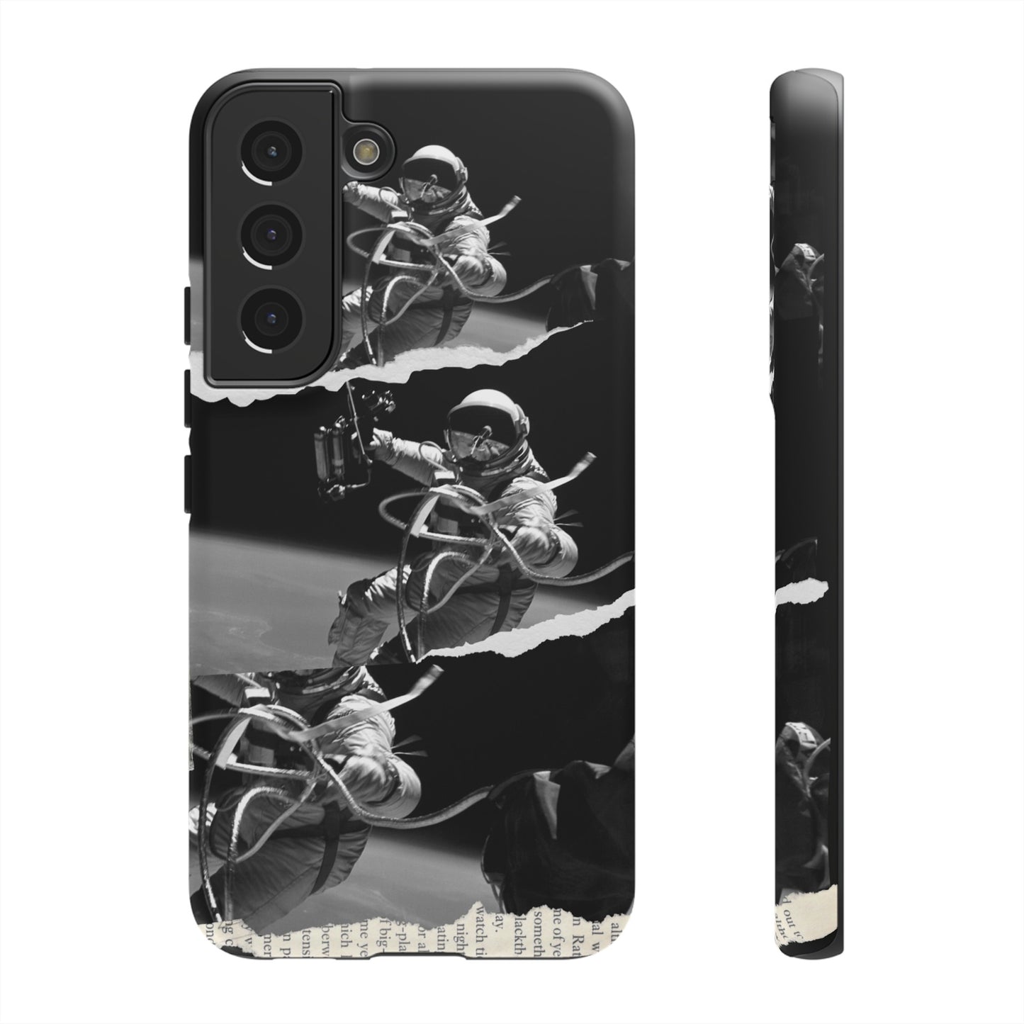 Astronaut Collage Phone Case | iPhone 15 Plus/ Pro, 14, 13, 12| Google Pixel 7, Pro, 5| Samsung Galaxy S23 All Major Phone Models