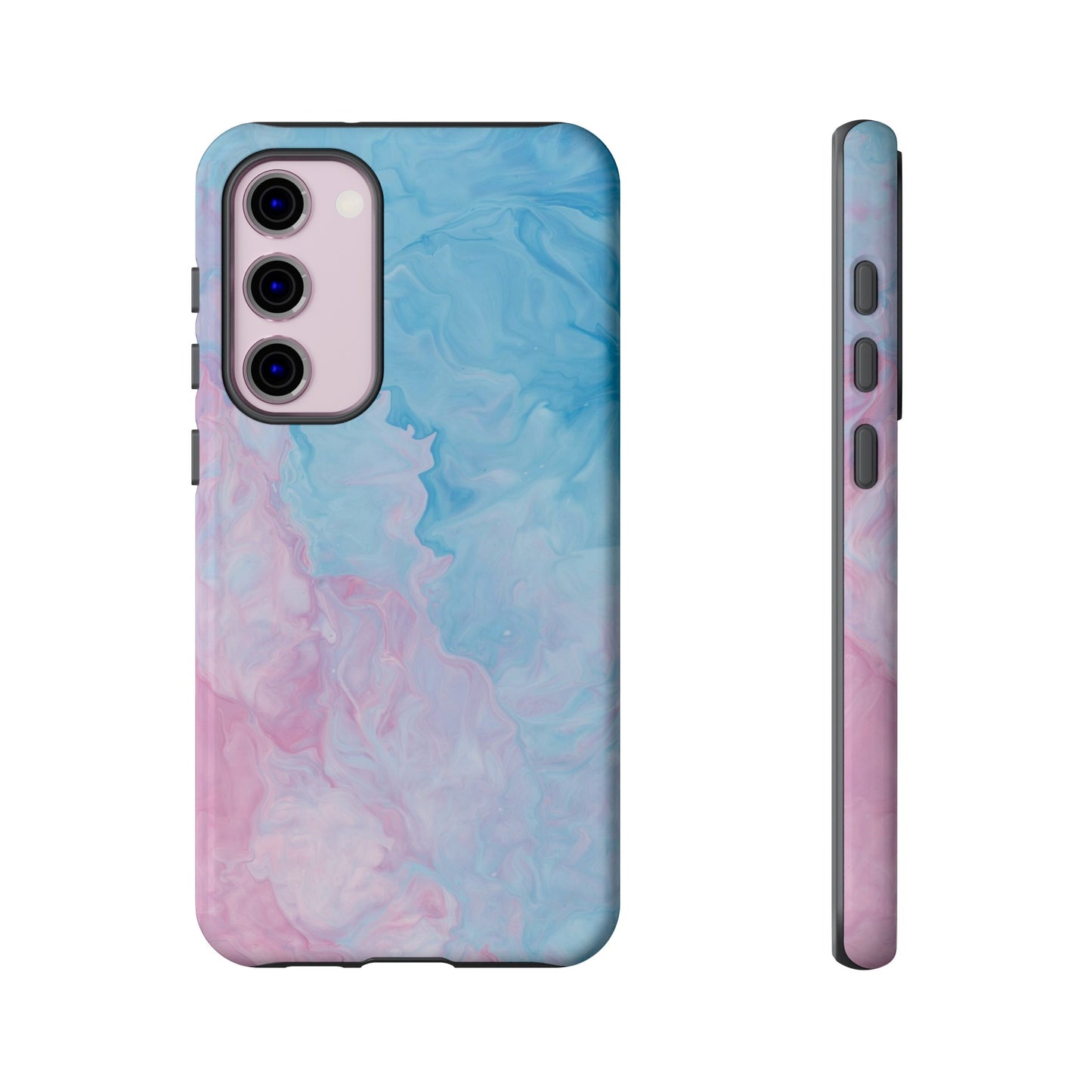 Splash of Blue & Pink Wallpaper Phone Case |iPhone 15 Plus/ Pro, 14, 13, 12|Google Pixel 7, Pro, 5|Samsung Galaxy S23 All Major Phone Models