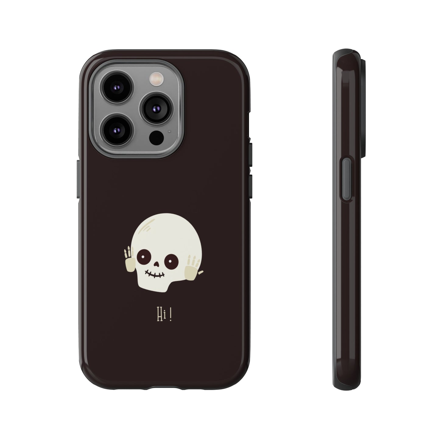 Hello Skull Phone Case | iPhone 15 Plus/ Pro, 14, 13, 12| Google Pixel 7, Pro, 5| Samsung Galaxy S23 All Major Phone Models