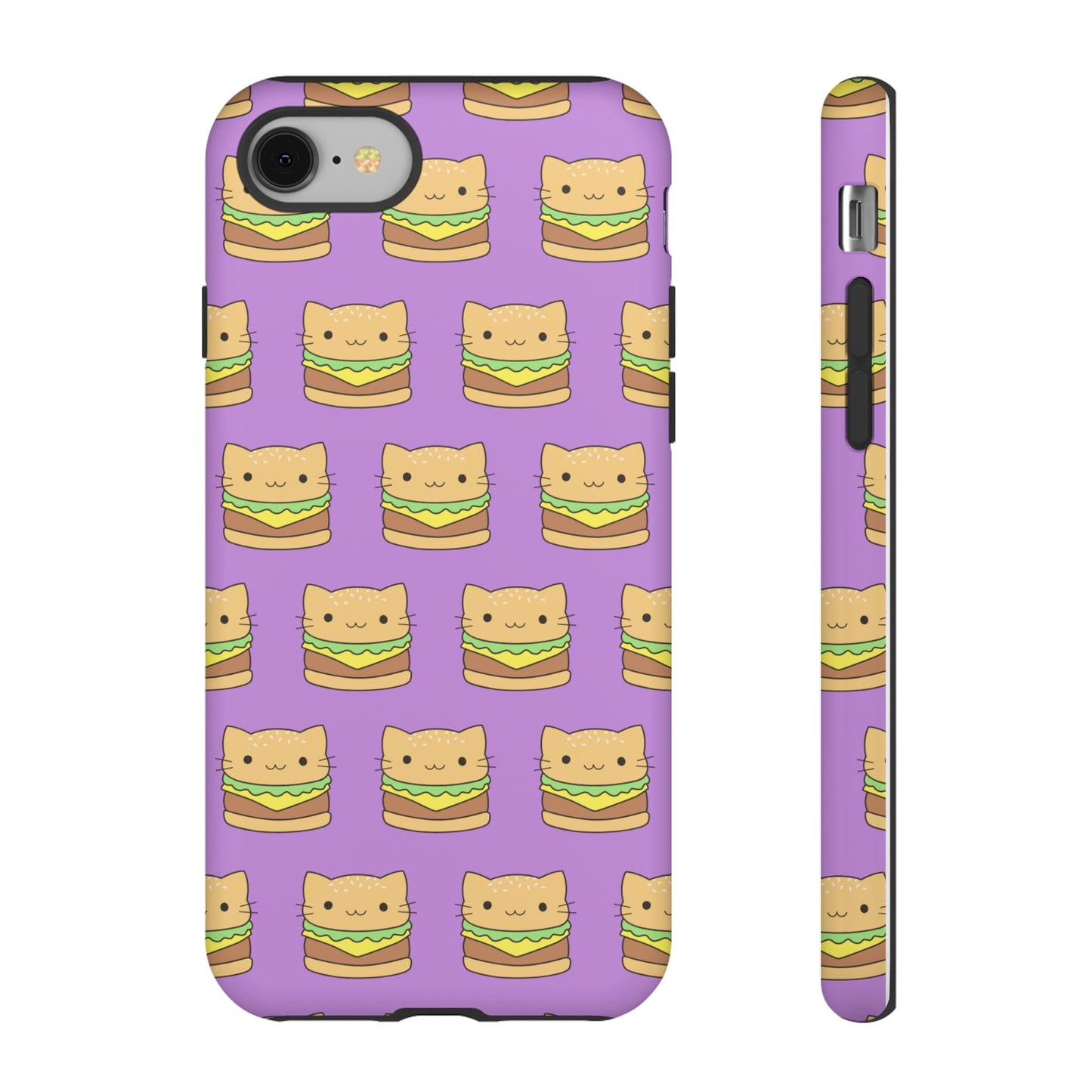 Cat Burger Phone Case | iPhone 15 Plus/ Pro, 14, 13, 12| Google Pixel 7, Pro, 5| Samsung Galaxy S23 All Major Phone Models