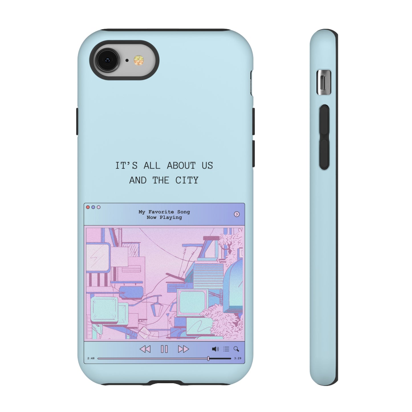 Us And The City Phone Case | iPhone 15 Plus/ Pro, 14, 13, 12| Google Pixel 7, Pro, 5| Samsung Galaxy S23 All Major Phone Models