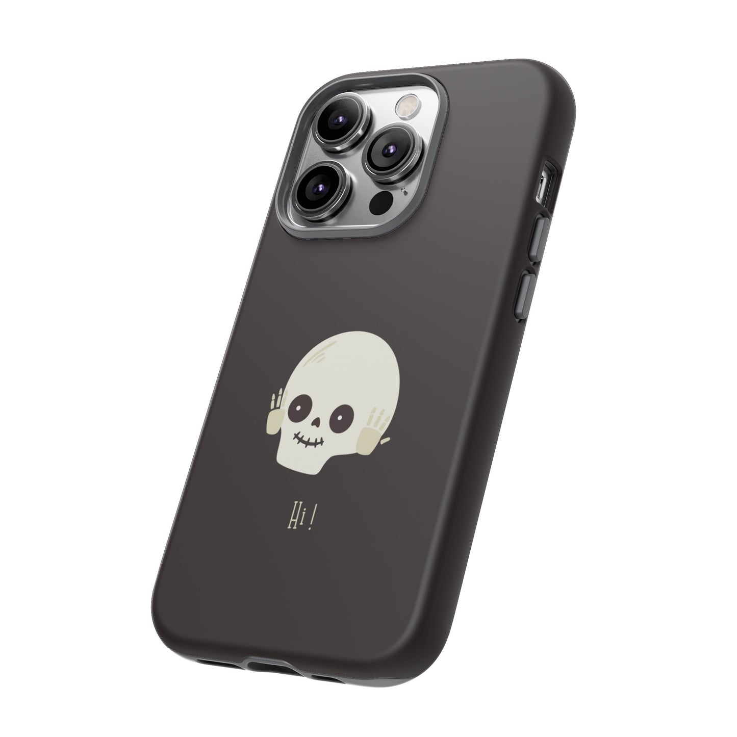 Hello Skull Phone Case | iPhone 15 Plus/ Pro, 14, 13, 12| Google Pixel 7, Pro, 5| Samsung Galaxy S23 All Major Phone Models