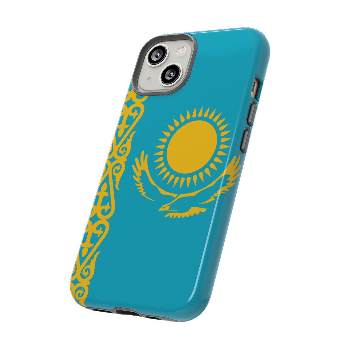 Kazakhstan Flag Phone Case | iPhone 15 Plus/ Pro, 14, 13, 12| Google Pixel 7, Pro, 5| Samsung Galaxy S23 All Major Phone Models