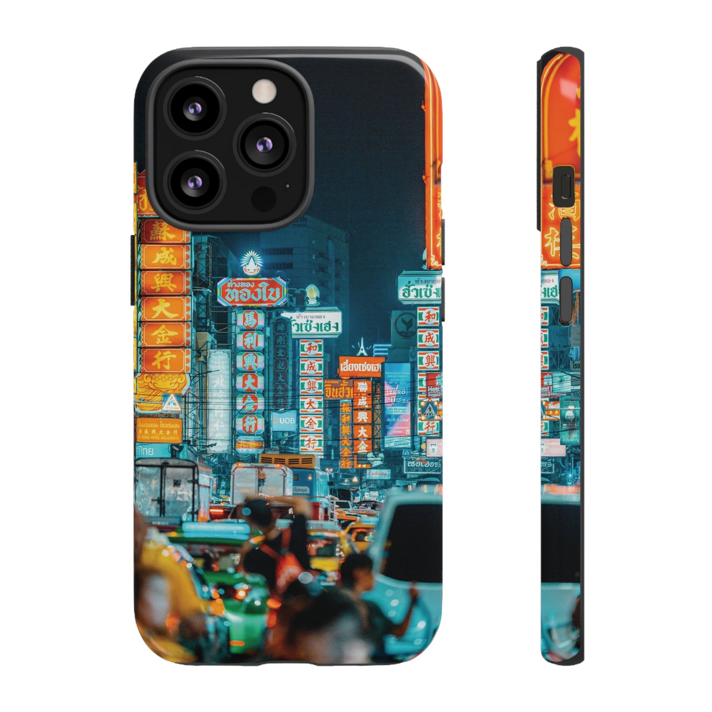 Neon Nightlife Wallpaper Phone Case | iPhone 15 Plus/ Pro, 14, 13, 12| Google Pixel 7, Pro, 5| Samsung Galaxy S23 All Major Phone Models