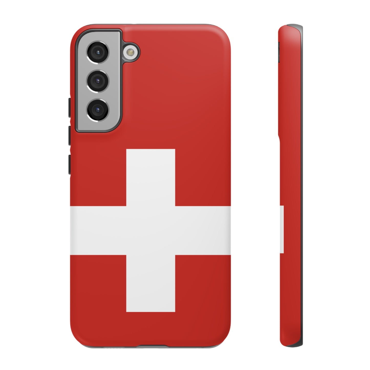 Switzerland Flag Phone Case | iPhone 15 Plus/ Pro, 14, 13, 12| Google Pixel 7, Pro, 5| Samsung Galaxy S23 All Major Phone Models