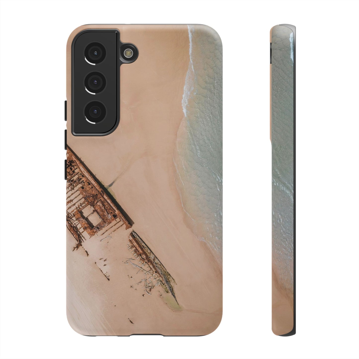 Fraser Island Shipwreck Wallpaper Phone Case | iPhone 15 Plus/ Pro, 14, 13, 12| Google Pixel 7, Pro, 5| Samsung Galaxy S23 All Major Phone Models