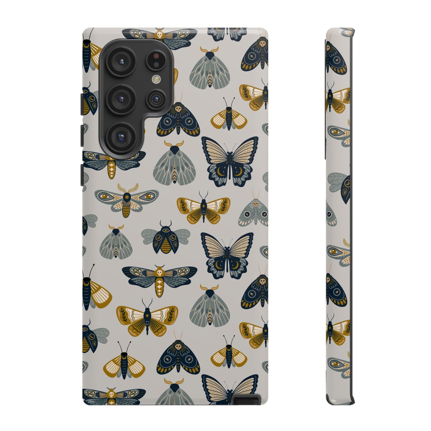 Butterfly and Moth Wallpaper Phone Case | iPhone 15 Plus/ Pro, 14, 13, 12| Google Pixel 7, Pro, 5| Samsung Galaxy S23 All Major Phone Models