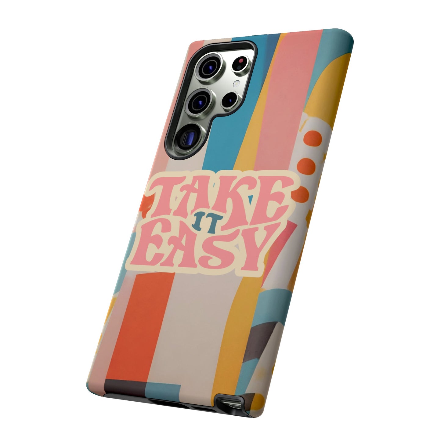 Take It Easy Wallpaper Phone Case | iPhone 15 Plus/ Pro, 14, 13, 12| Google Pixel 7, Pro, 5| Samsung Galaxy S23 All Major Phone Models