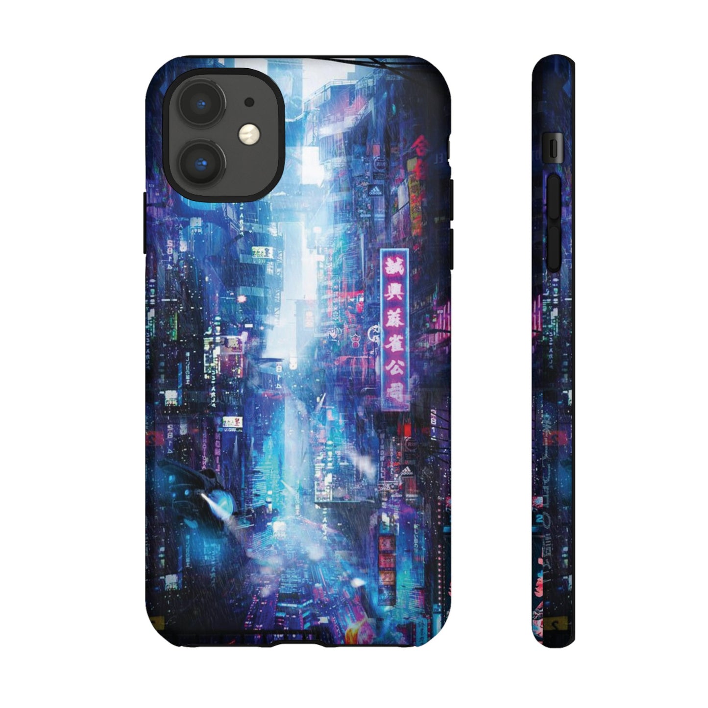 Night Life Futuristic City Wallpaper Phone Case | iPhone 15 Plus/ Pro, 14, 13, 12| Google Pixel 7, Pro, 5| Samsung Galaxy S23 All Major Phone Models