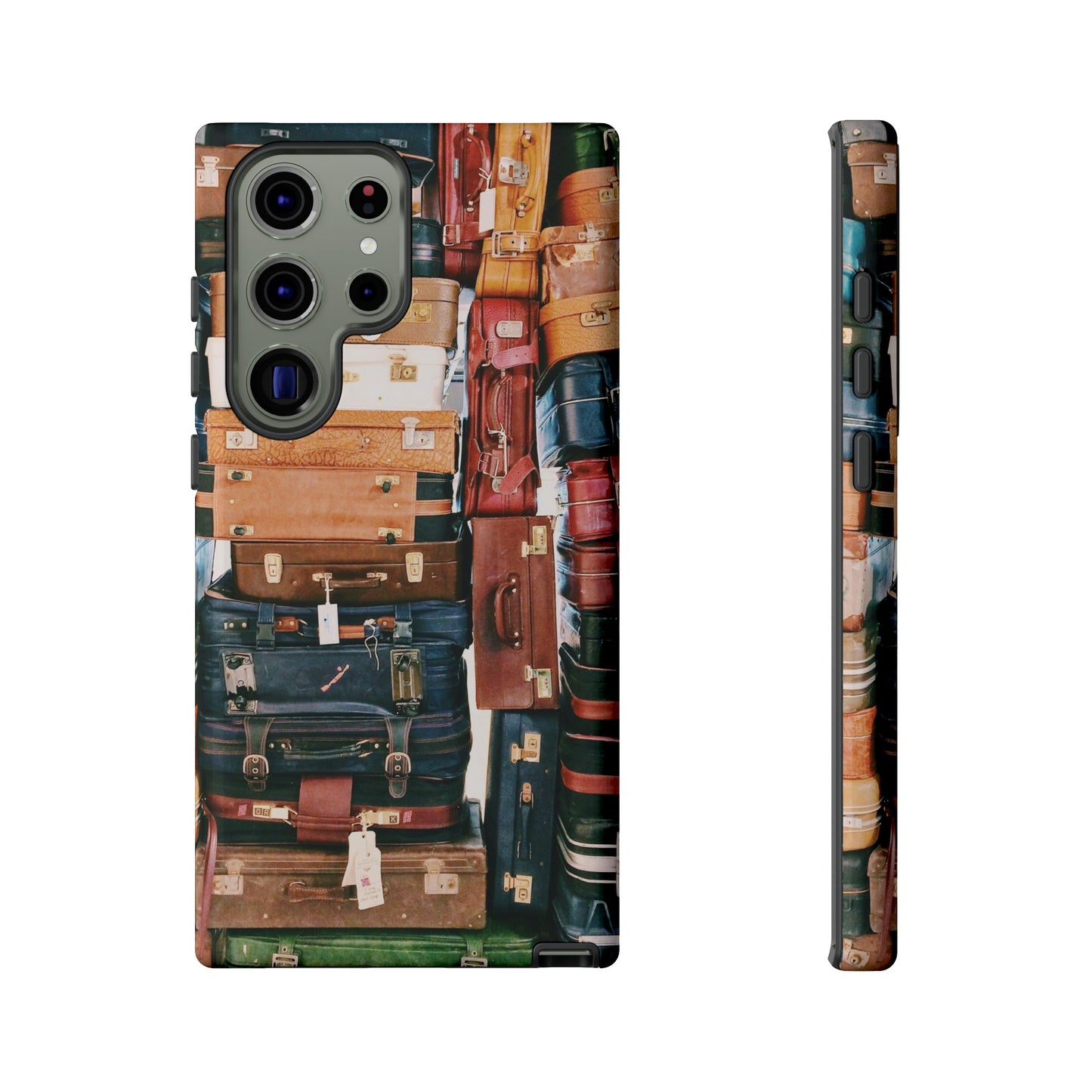 Suitcase Wallpaper Phone Case | iPhone 15 Plus/ Pro, 14, 13, 12| Google Pixel 7, Pro, 5| Samsung Galaxy S23 All Major Phone Models