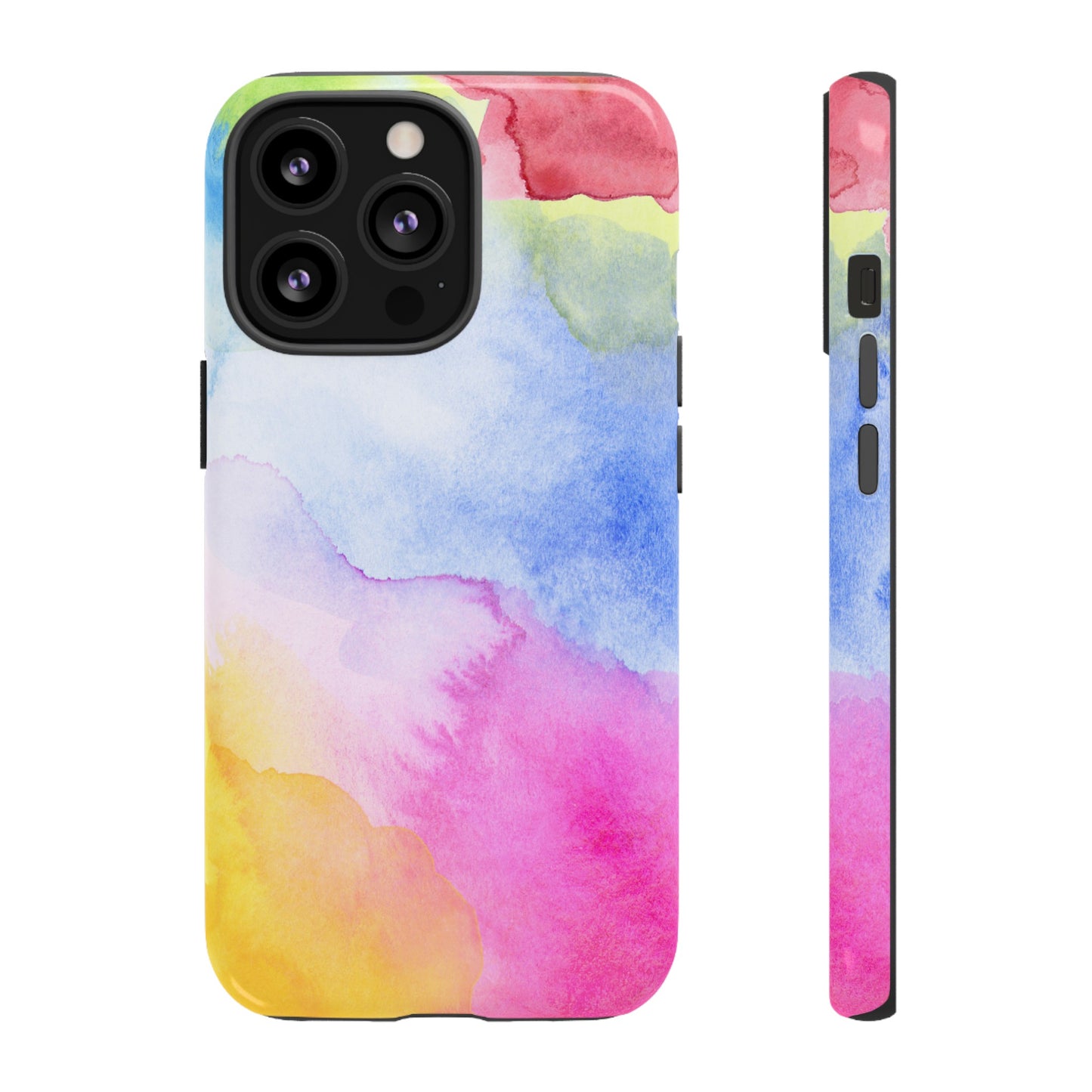 Watercolour Rainbow Phone Case | iPhone 15 Plus/ Pro, 14, 13, 12| Google Pixel 7, Pro, 5| Samsung Galaxy S23 All Major Phone Models