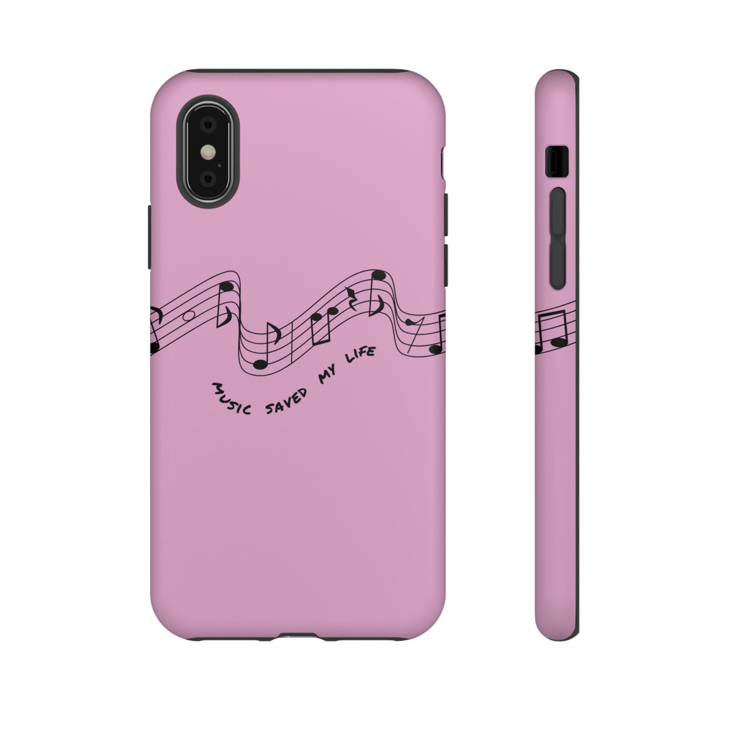 Music Saved My Life Wallpaper Phone Case | iPhone 15 Plus/ Pro, 14, 13, 12| Google Pixel 7, Pro, 5| Samsung Galaxy S23 All Major Phone Models